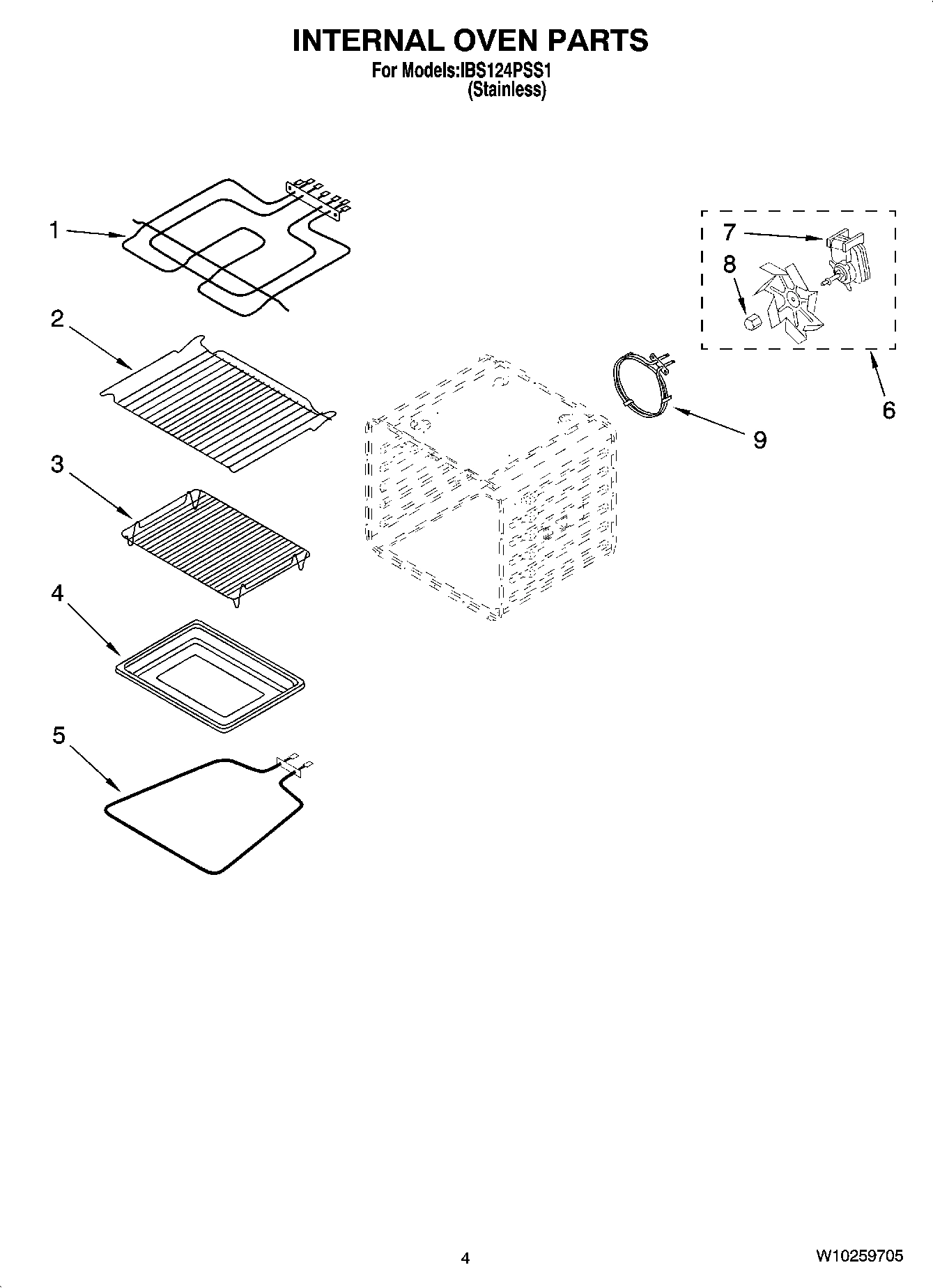 03 - INTERNAL OVEN PARTS