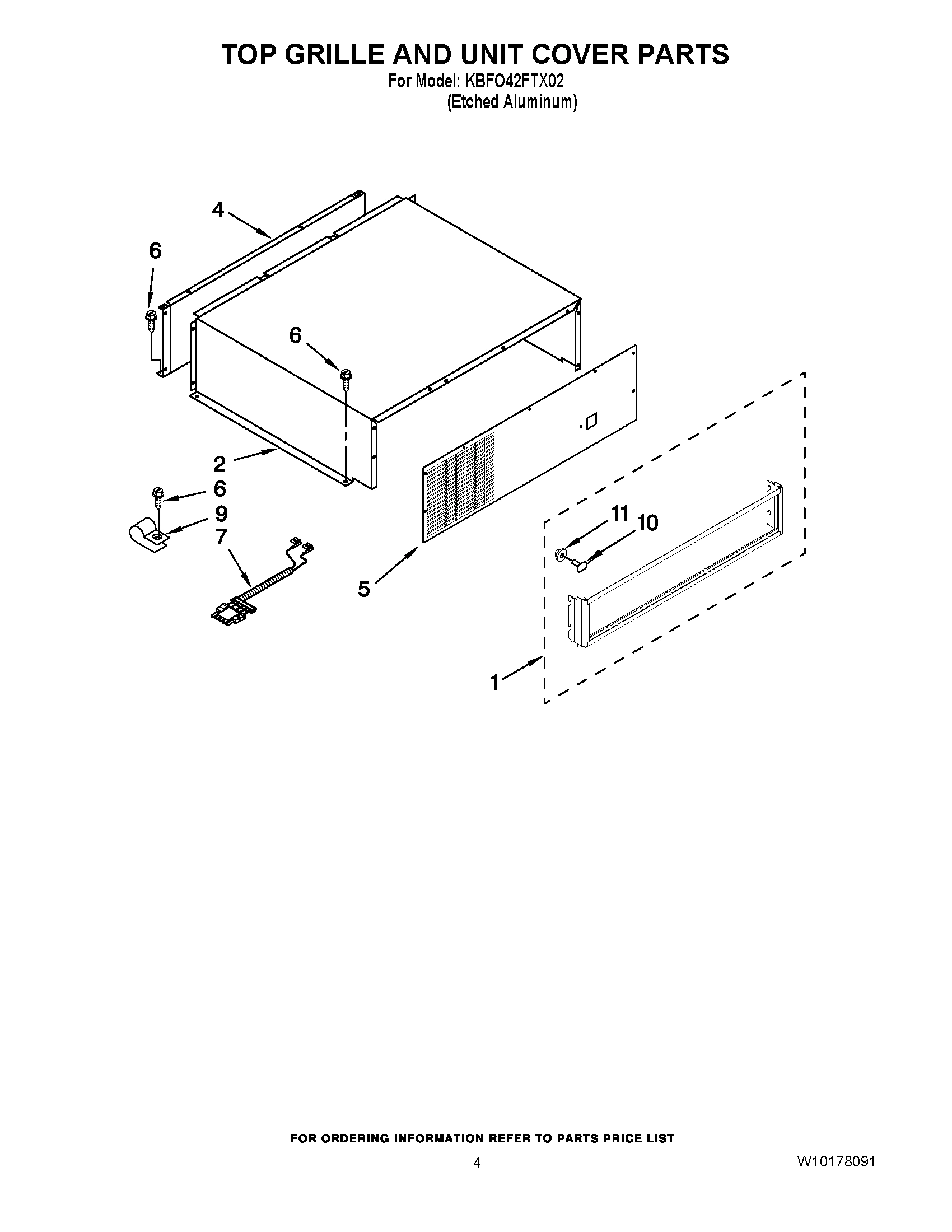 03 - TOP GRILLE AND UNIT COVER PARTS