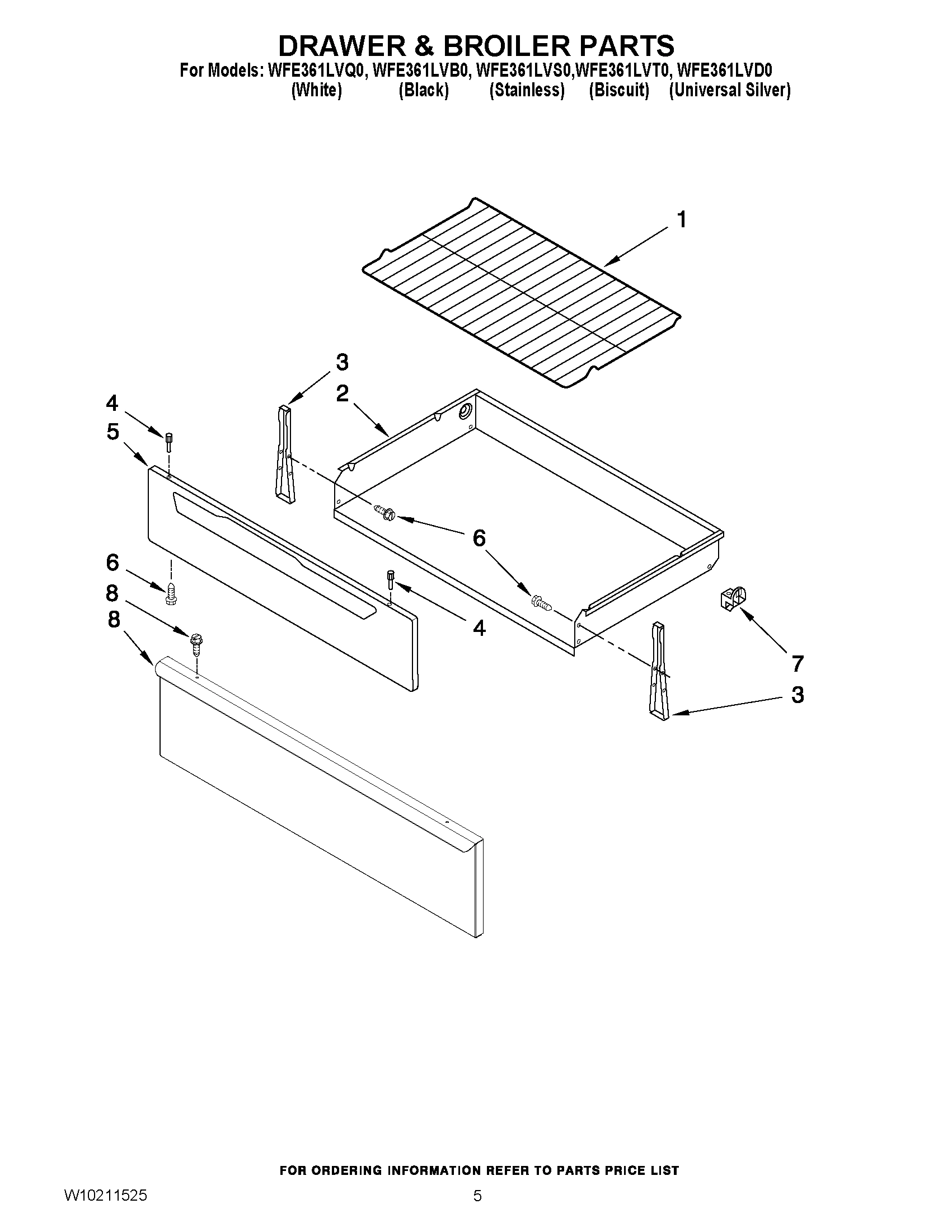 04 - DRAWER & BROILER PARTS