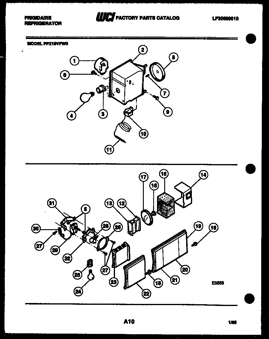 06 - REFRIGERATOR CONTROL ASSEMBLY, DAMP