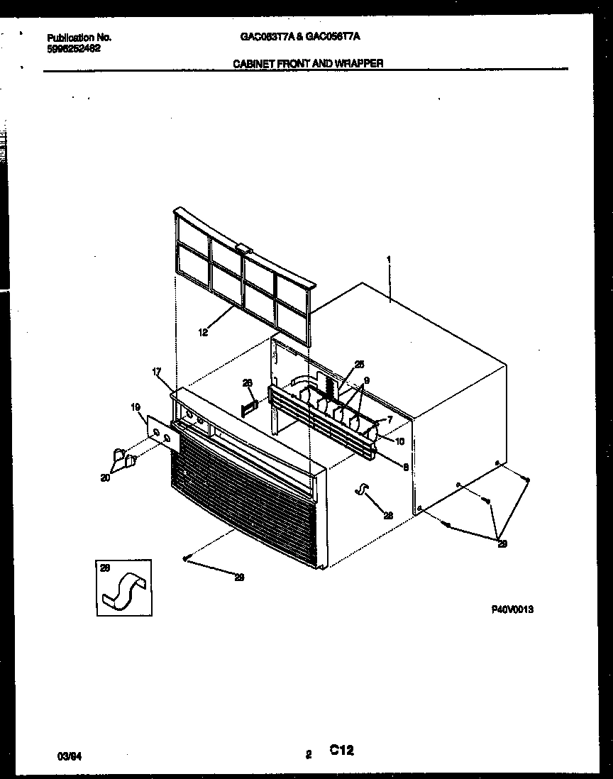 02 - CABINET FRONT AND WRAPPER