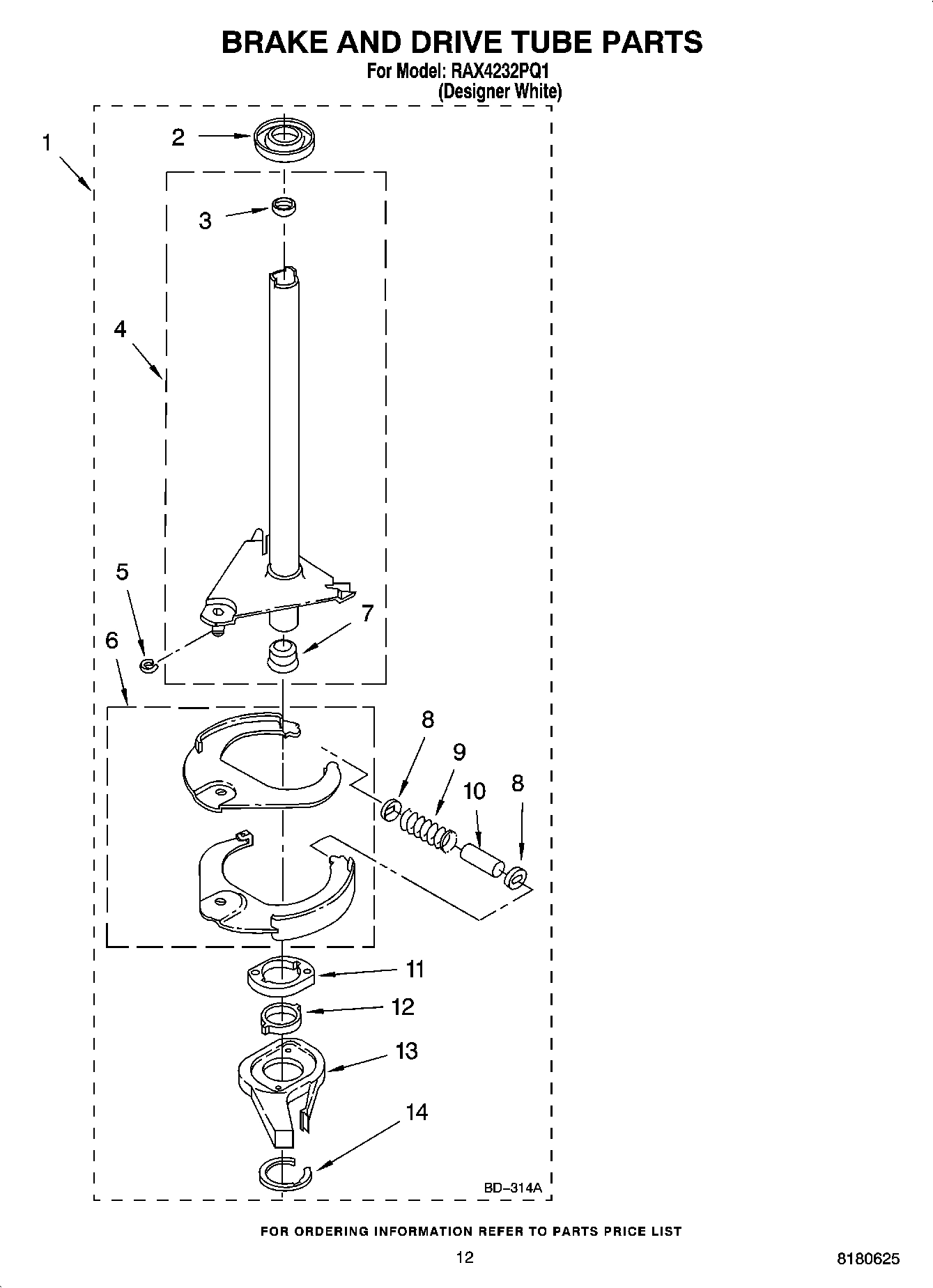 08 - BRAKE AND DRIVE TUBE PARTS