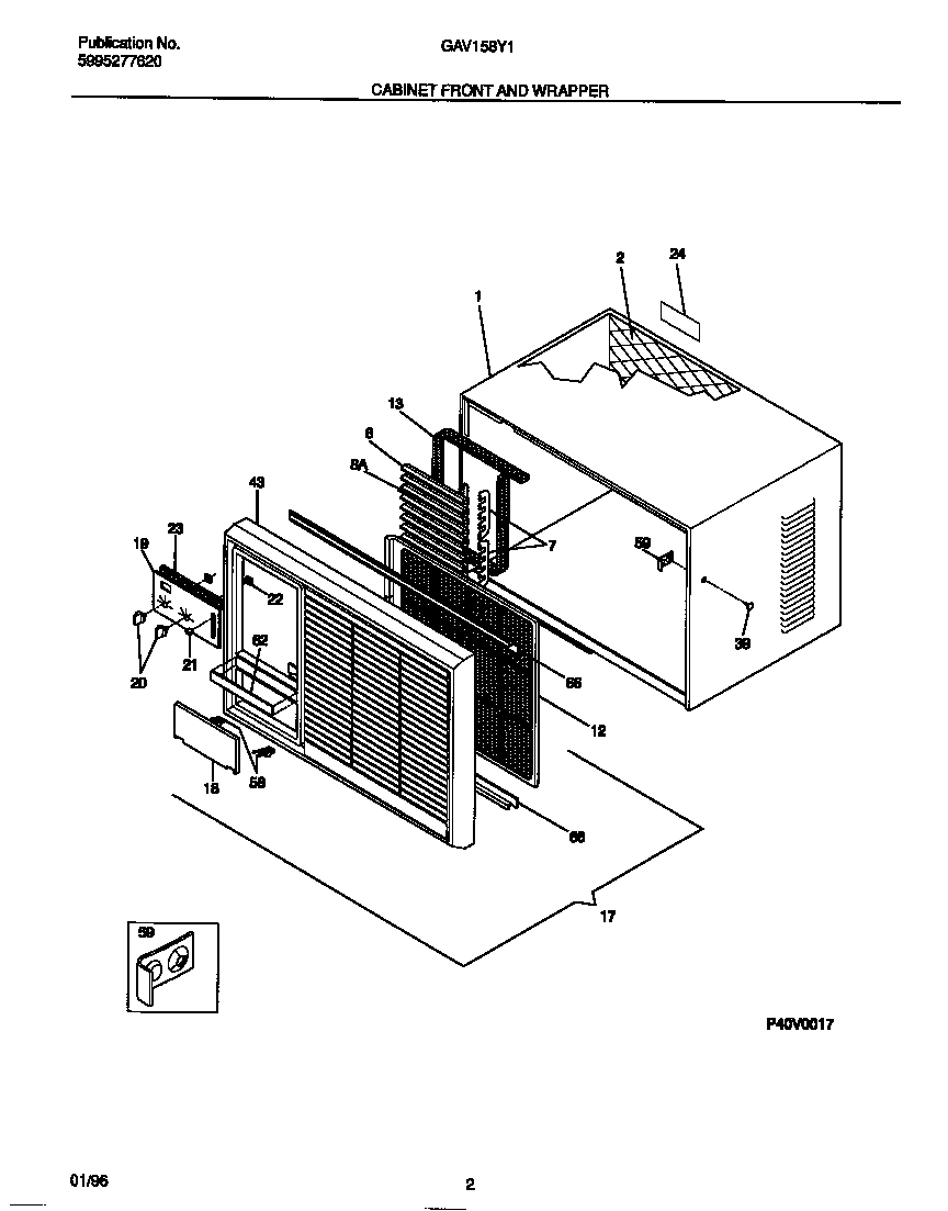 02 - CABINET FRONT AND WRAPPER