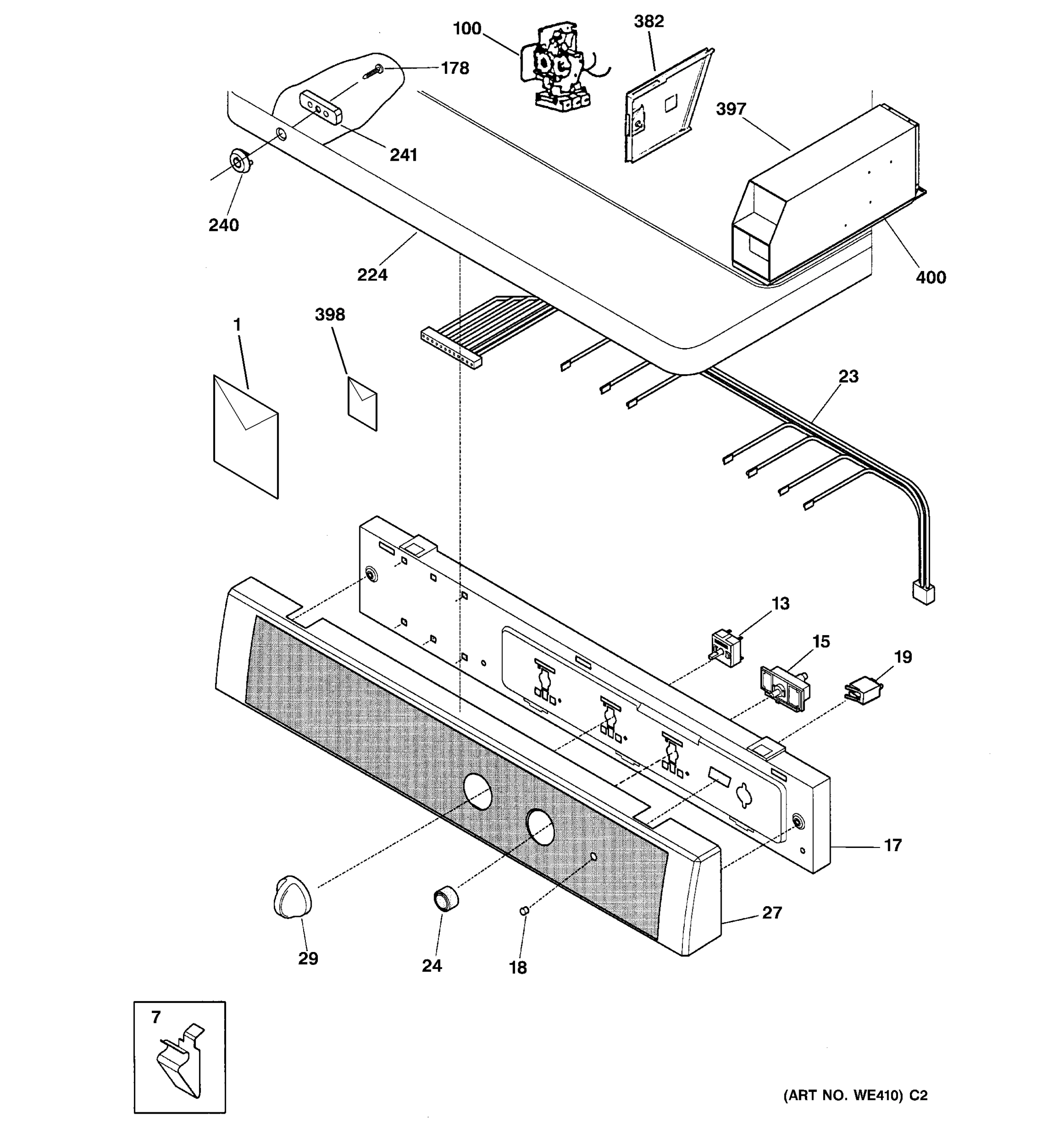 CONTROLS & TOP PANEL