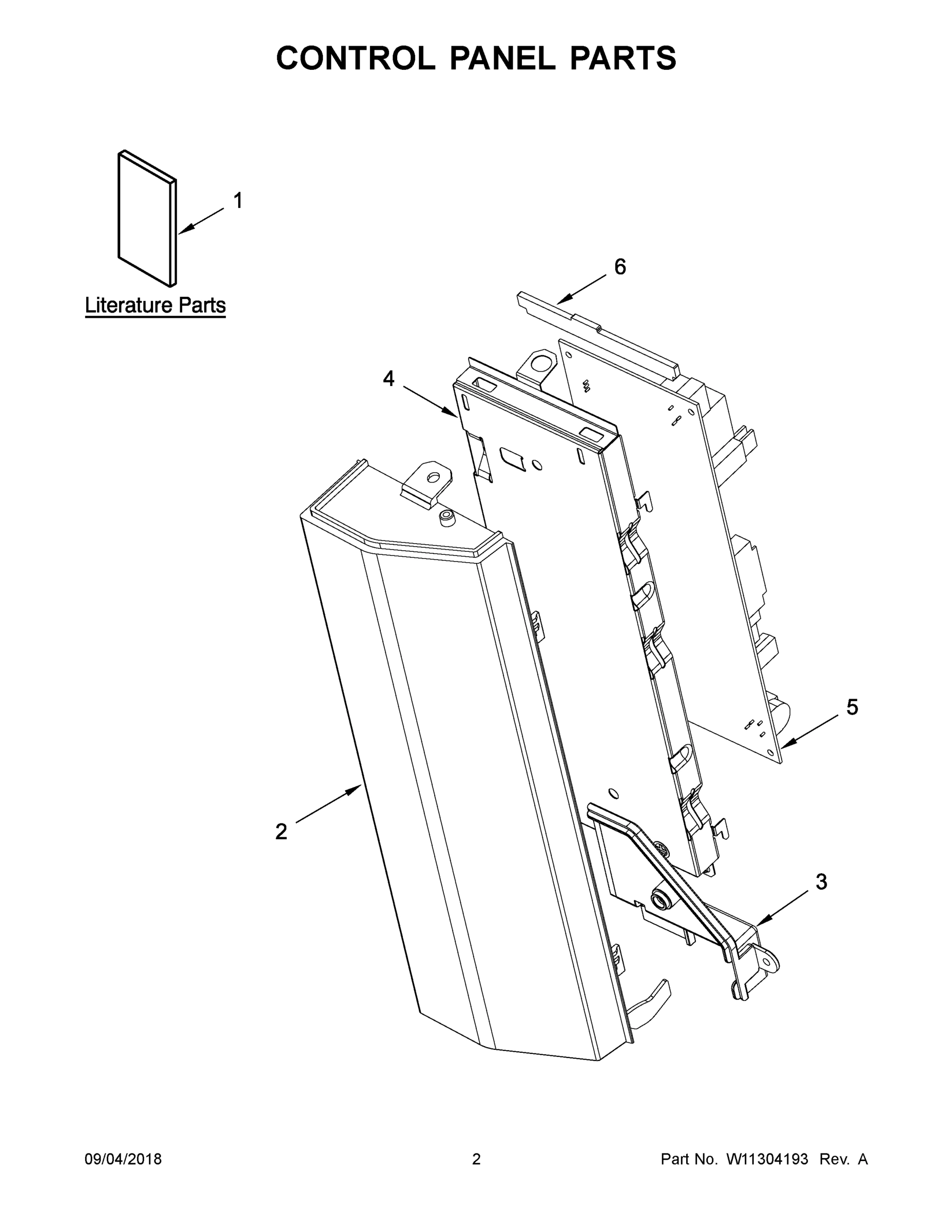 02 - CONTROL PANEL PARTS