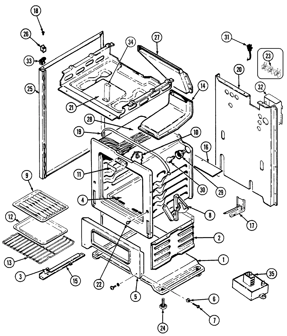 01 - BODY/OVEN