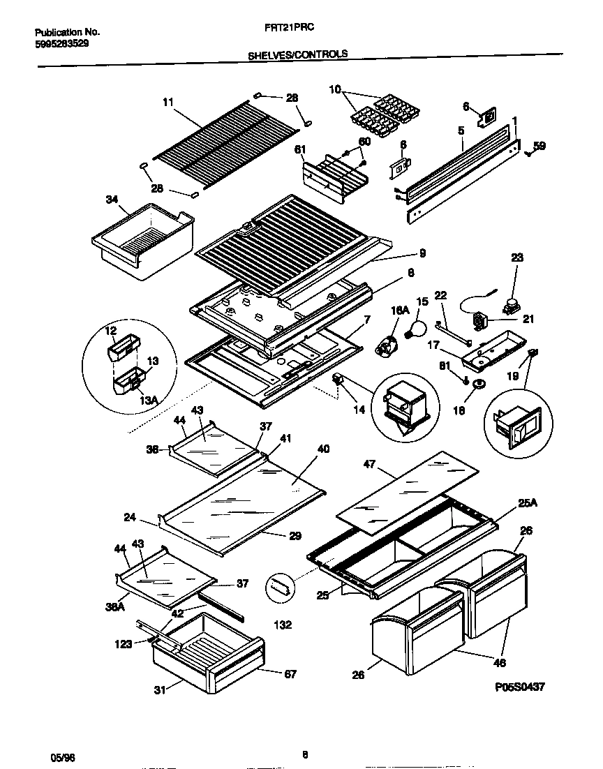 04 - SHELVES/CONTROLS