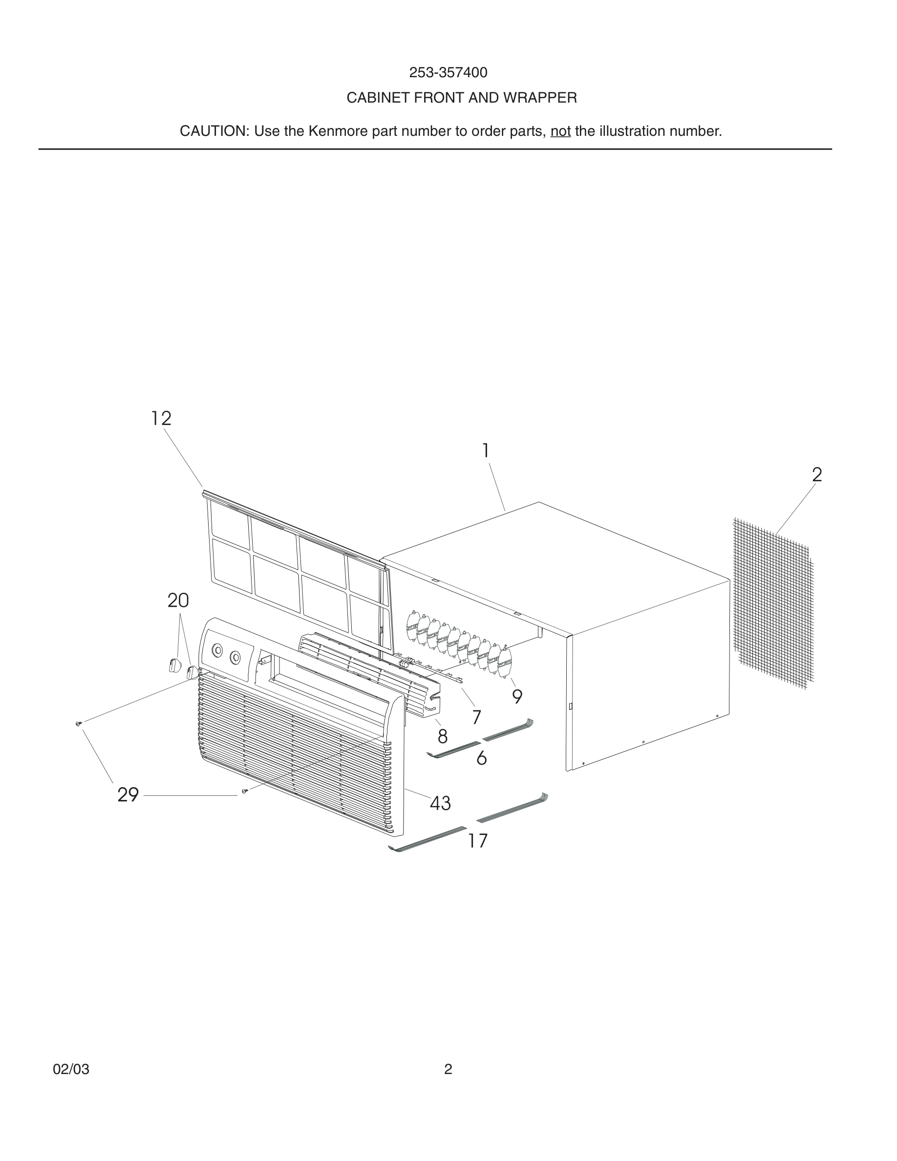 03 - CABINET FRONT AND WRAPPER