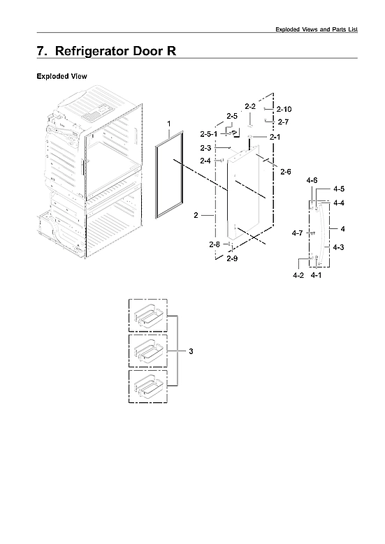 Right Refrigerator Door
