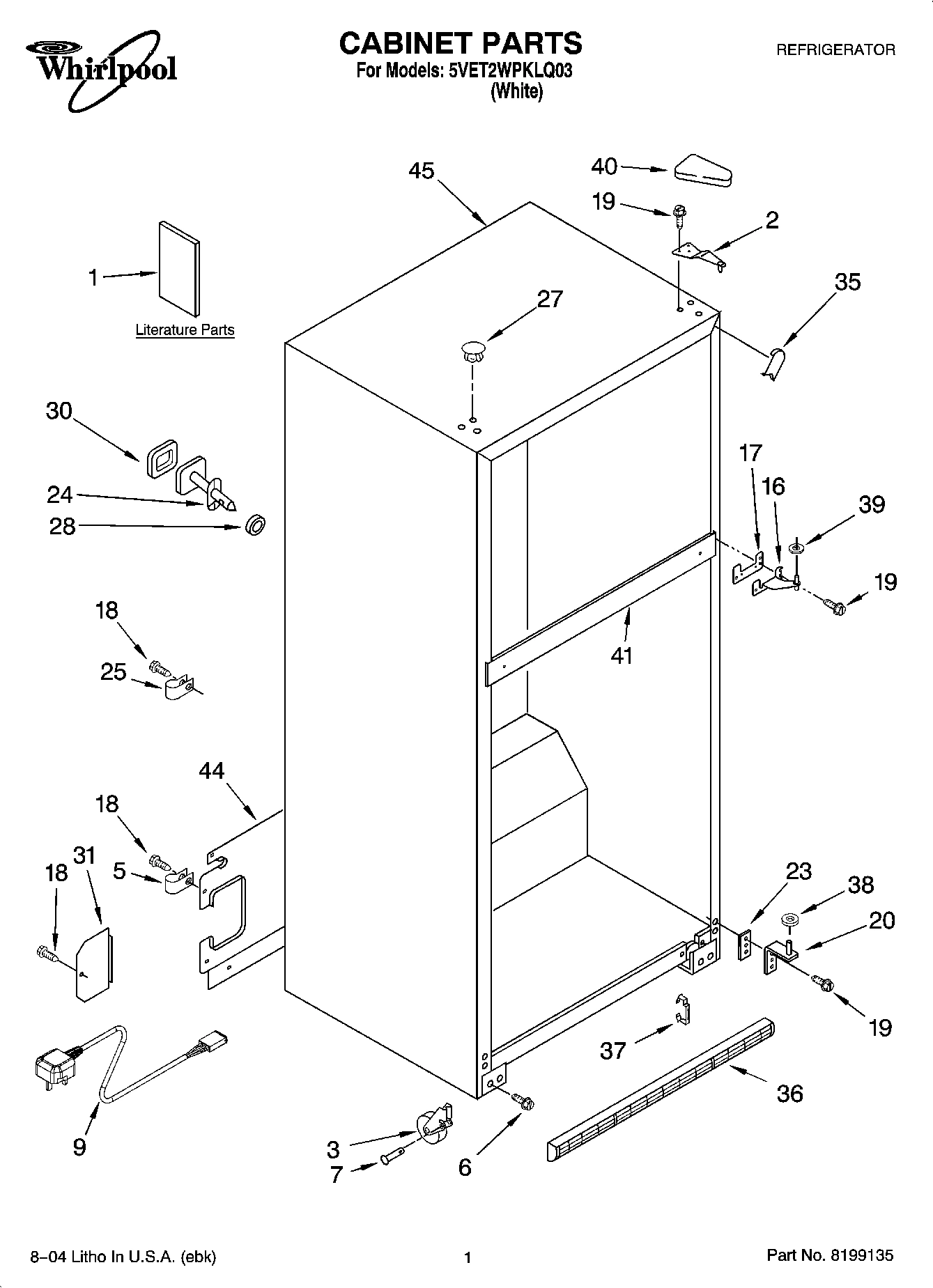 01 - CABINET PARTS