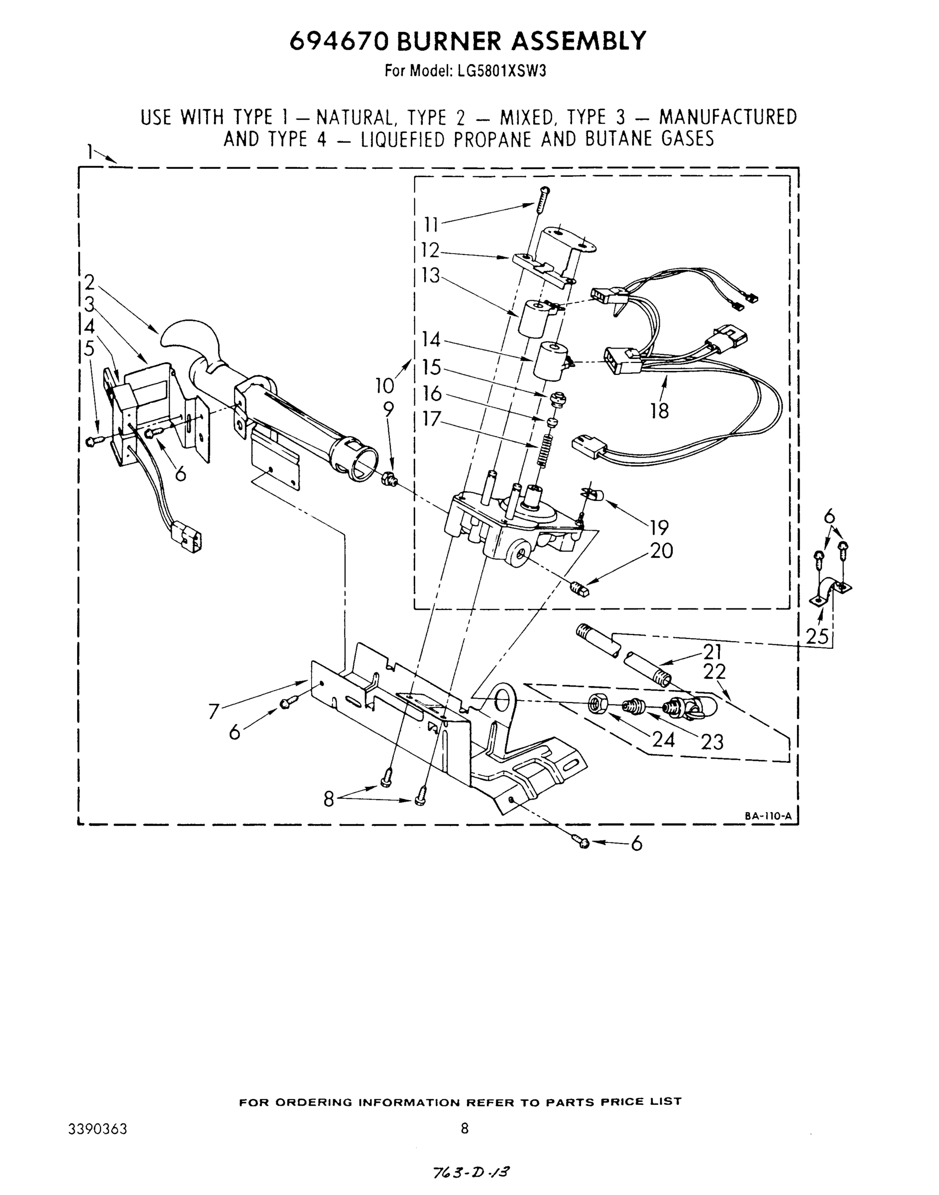 05 - 694670 BURNER
