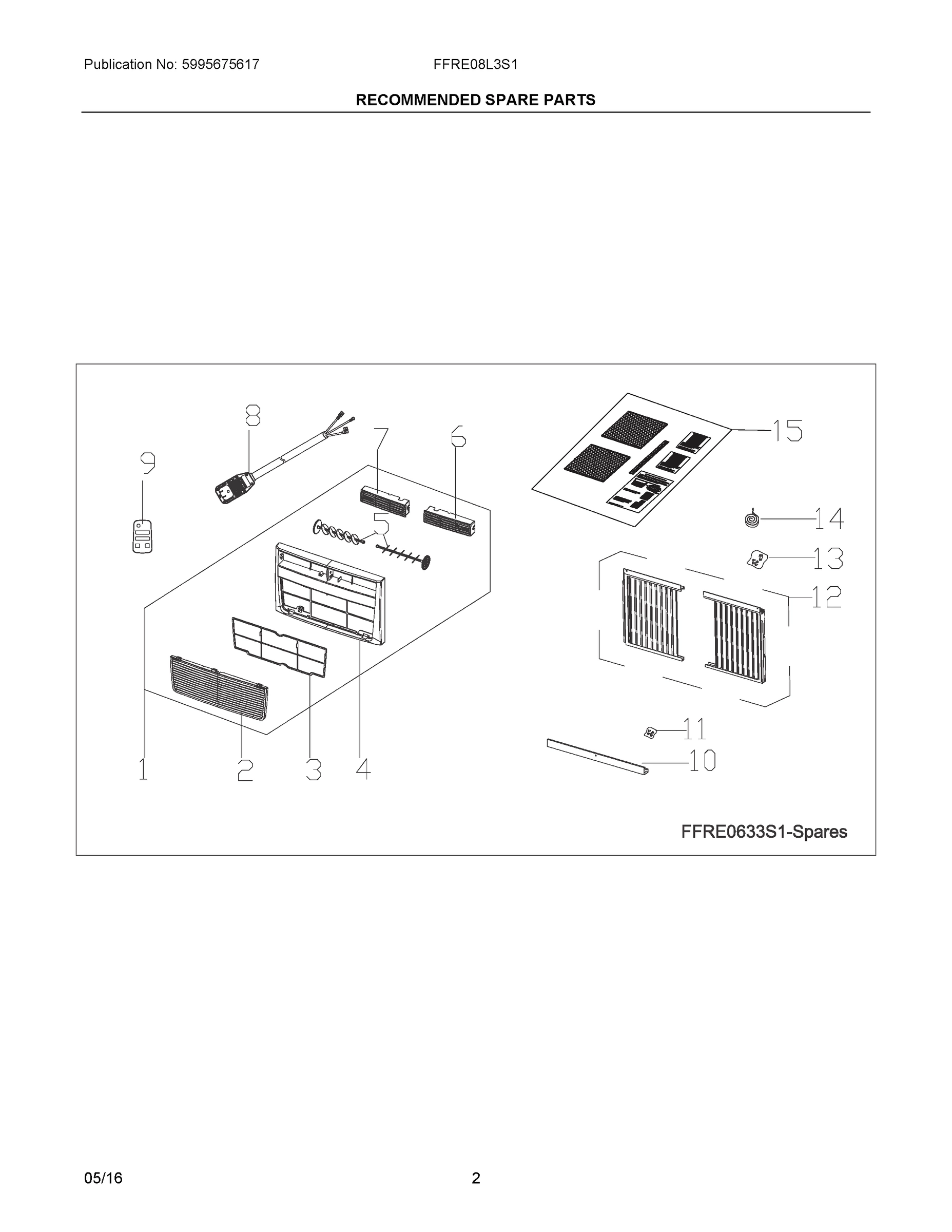 02 - RECOMMENDED SPARE PARTS