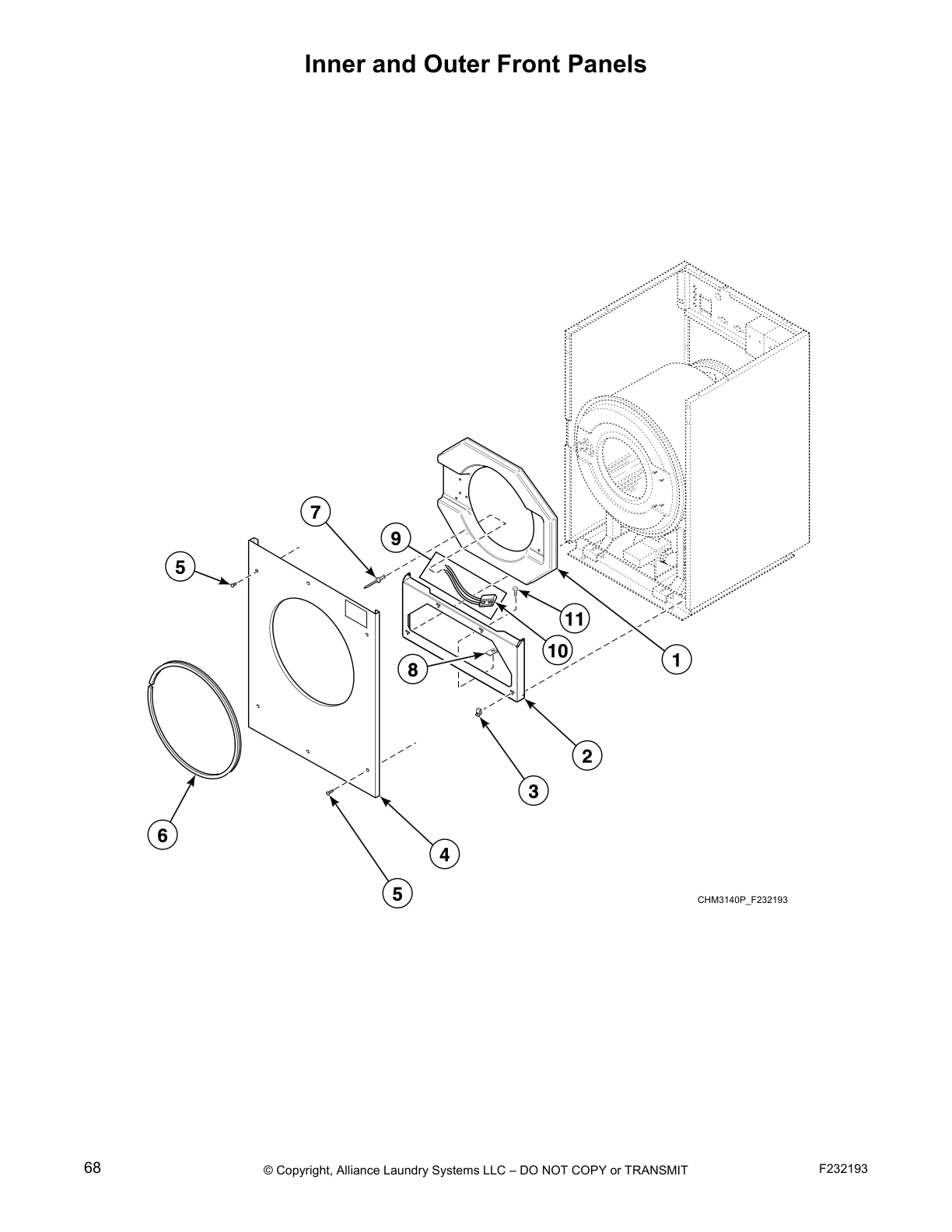 Inner and Outer Front Panels