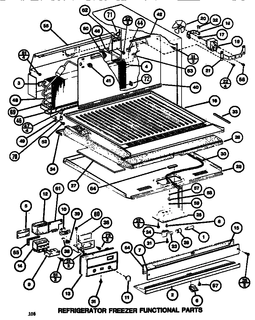02 - FUNCTIONAL PARTS (REF/FRZ)