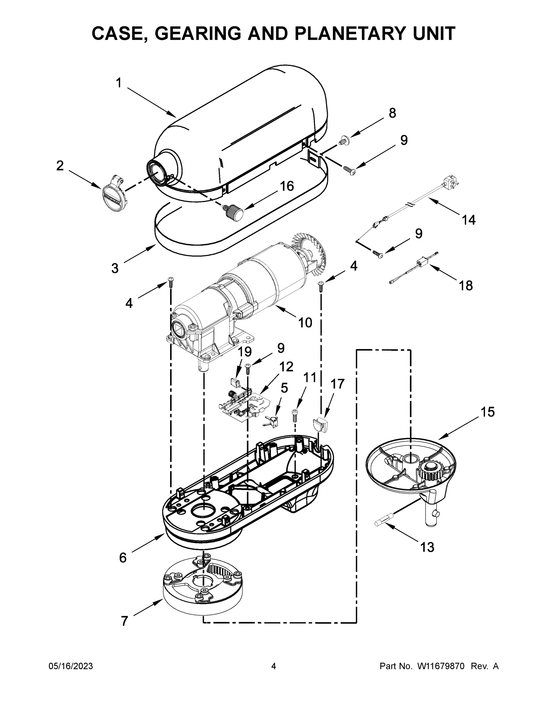 03 - CASE, GEARING AND PLANETARY UNIT