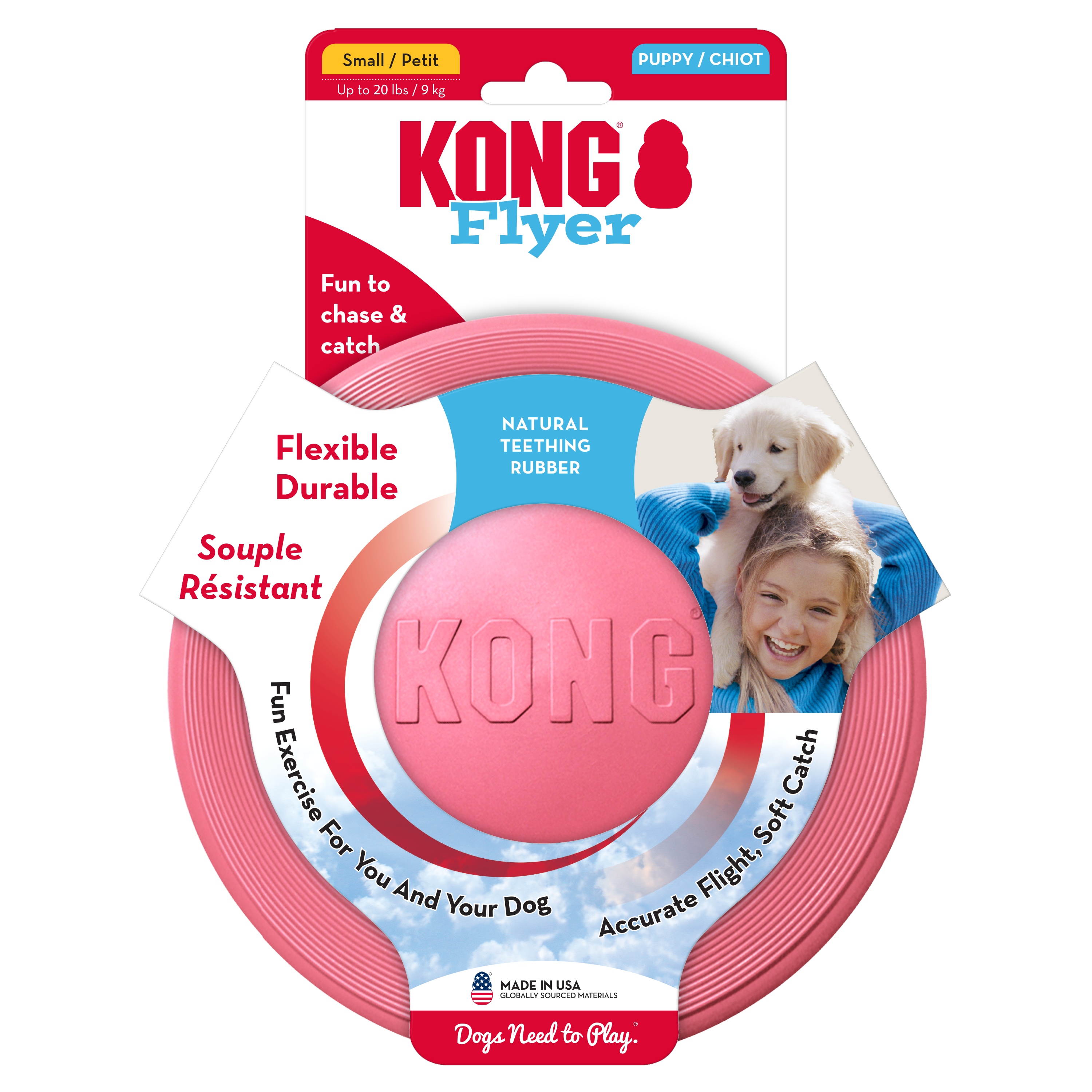 KONG Puppy Flyer onpack product image