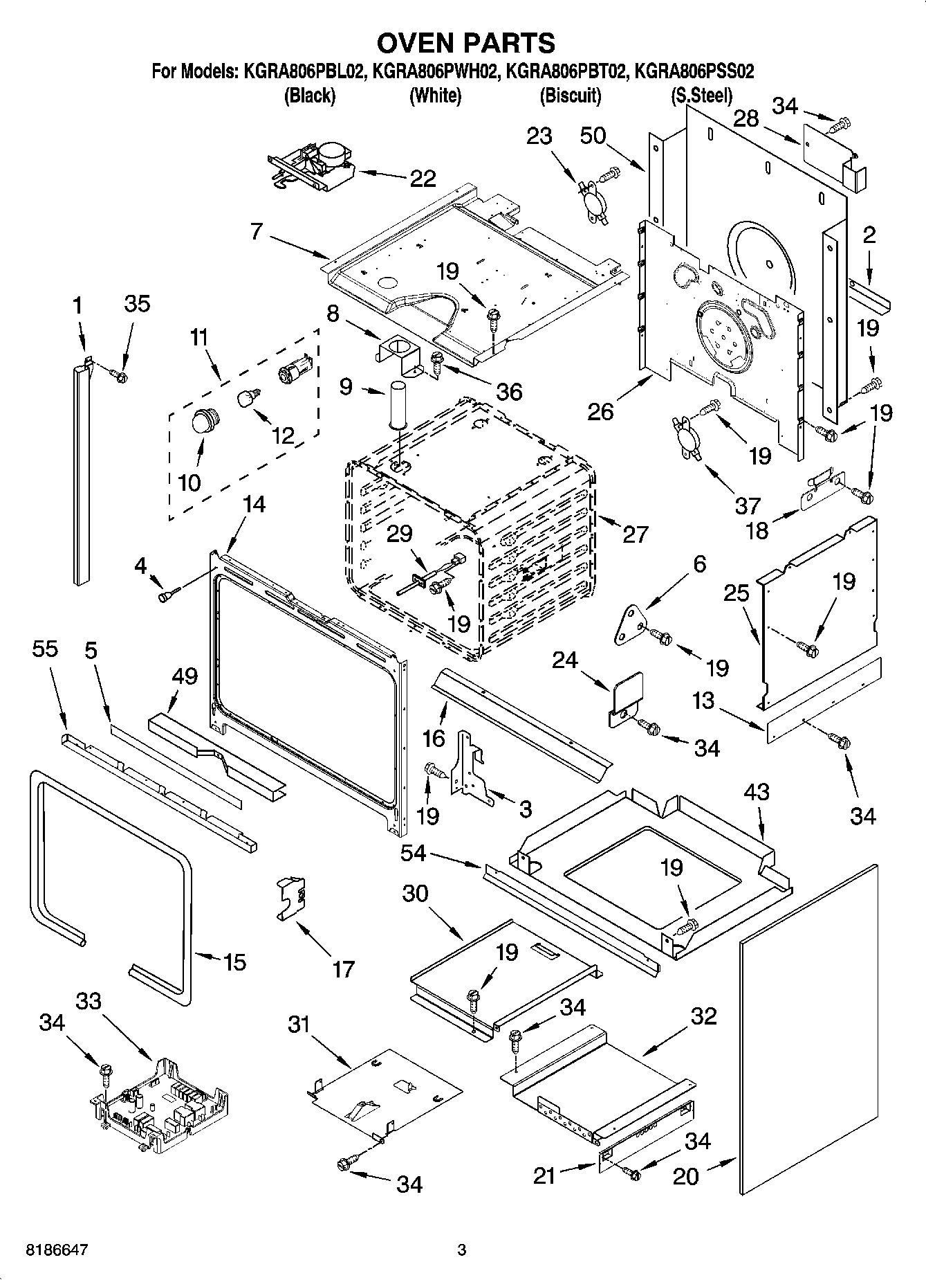 03 - OVEN PARTS