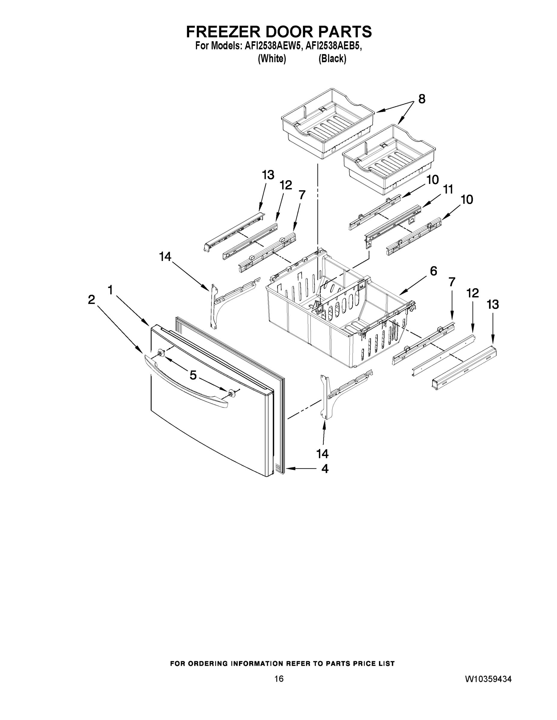 09 - FREEZER DOOR PARTS