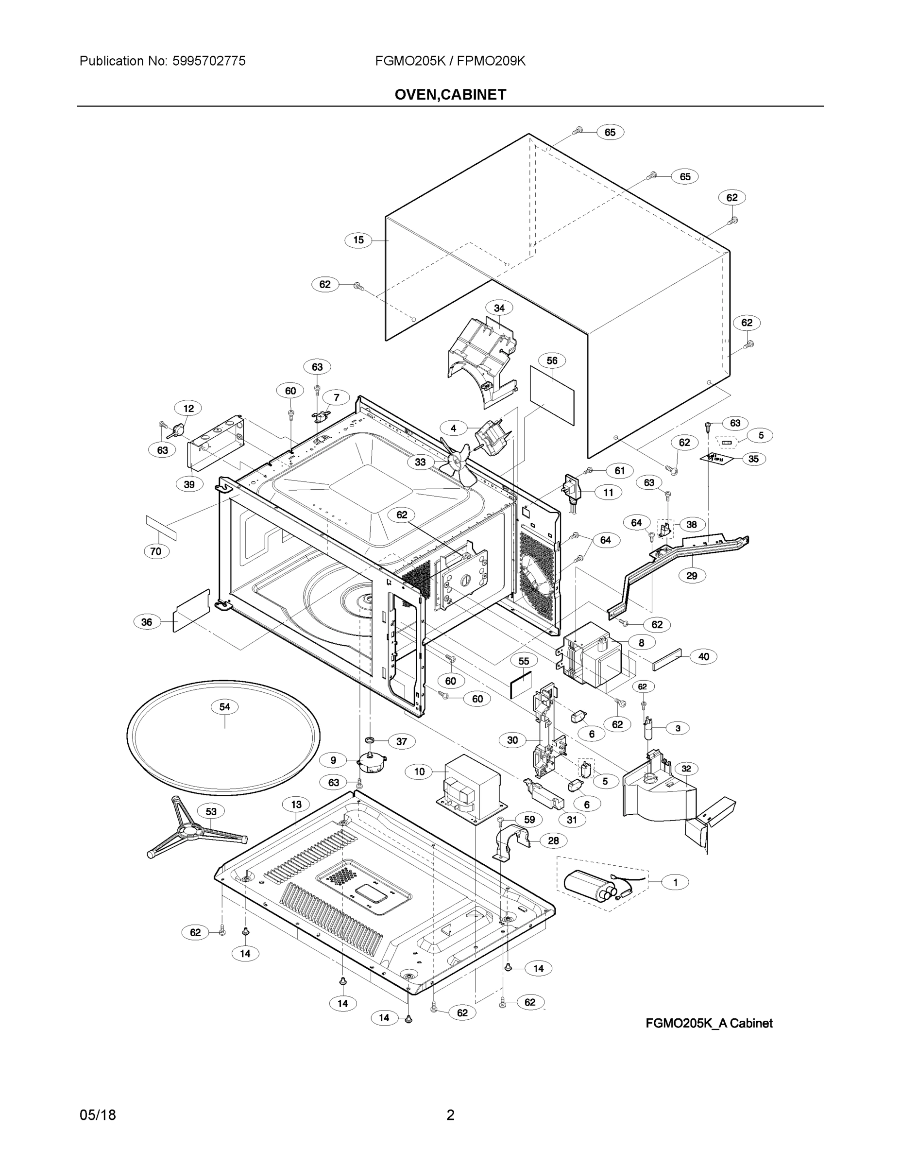 02 - OVEN, CABINET