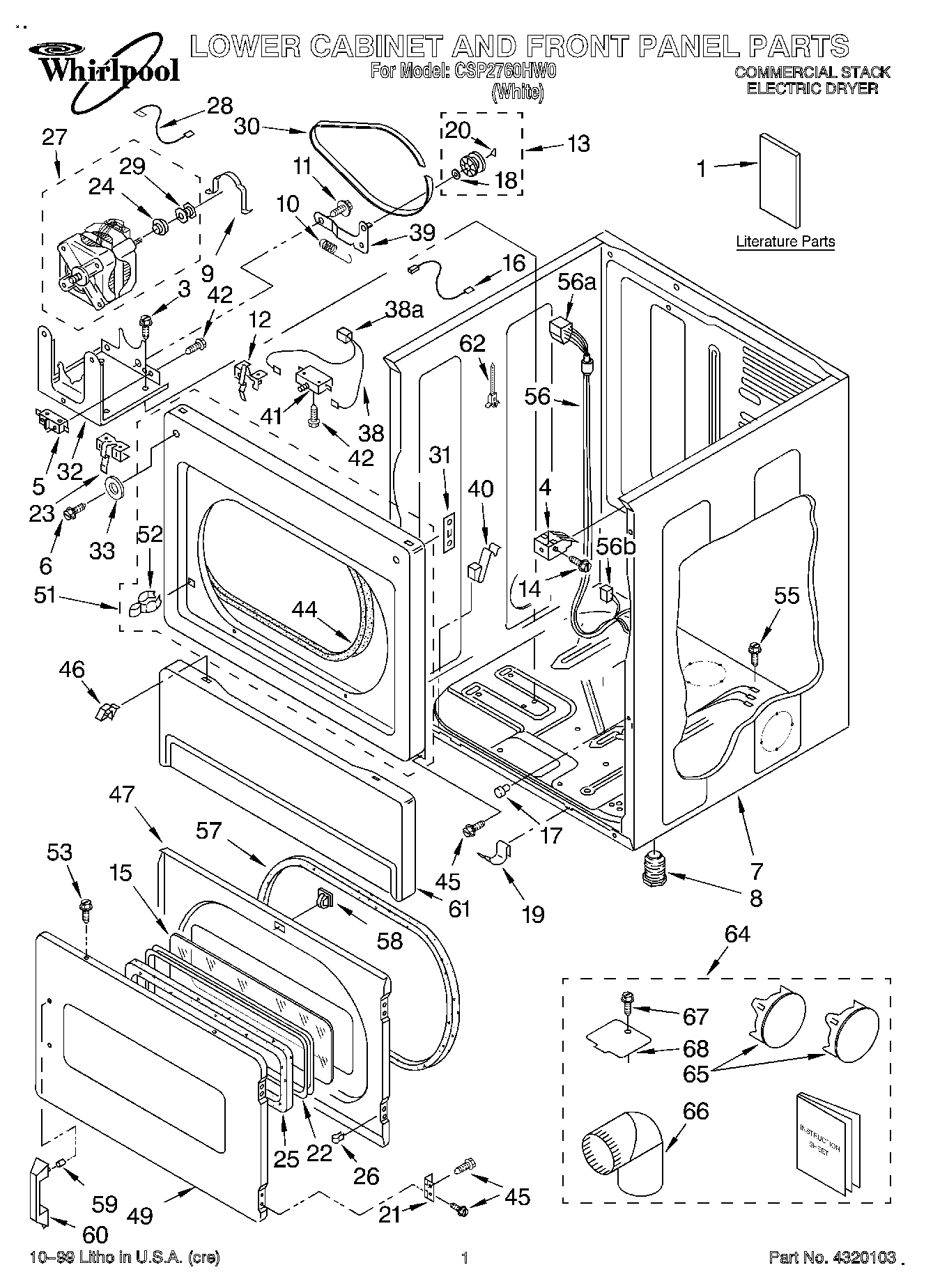 01 - LOWER CABINET AND FRONT PANEL