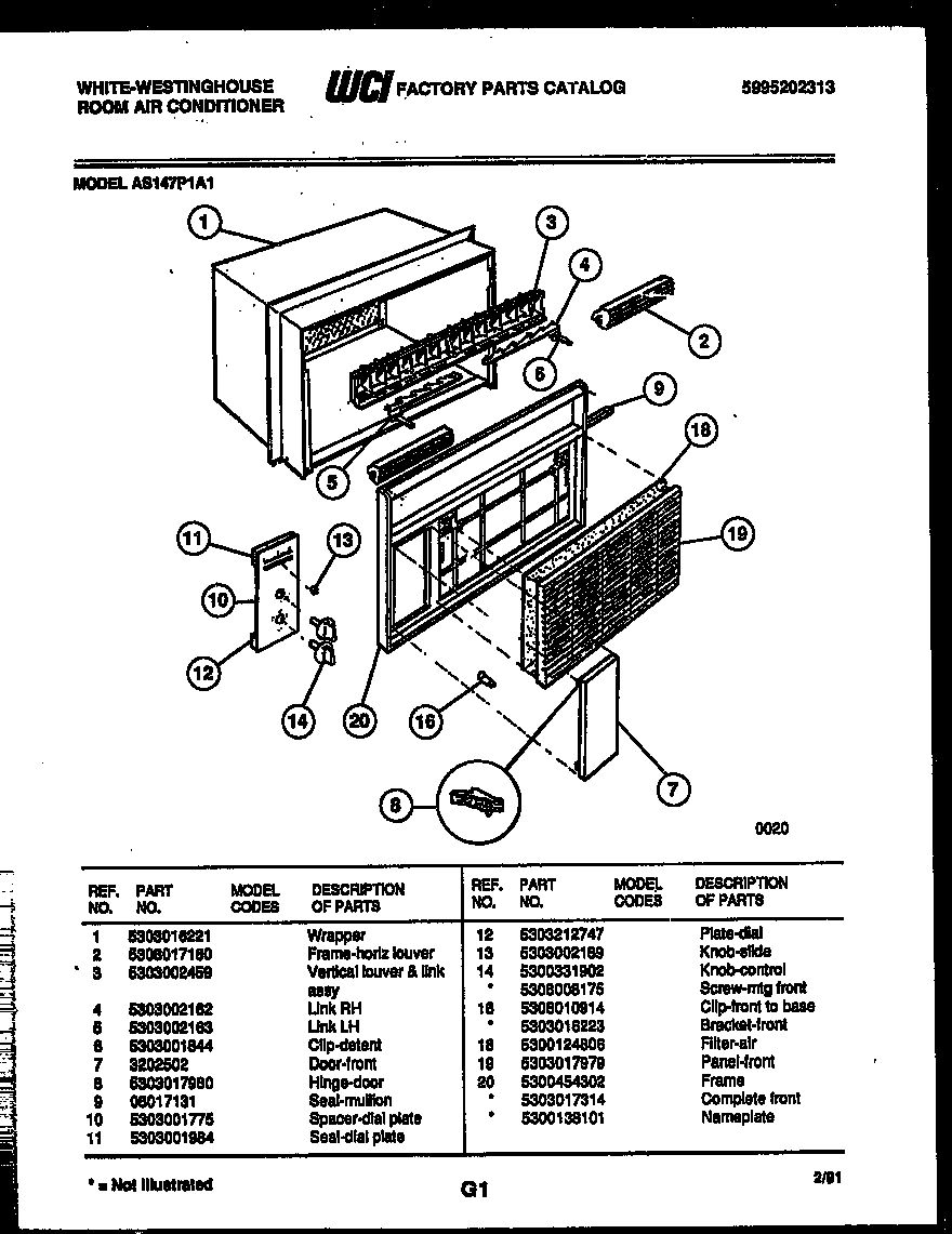 02 - CABINET PARTS