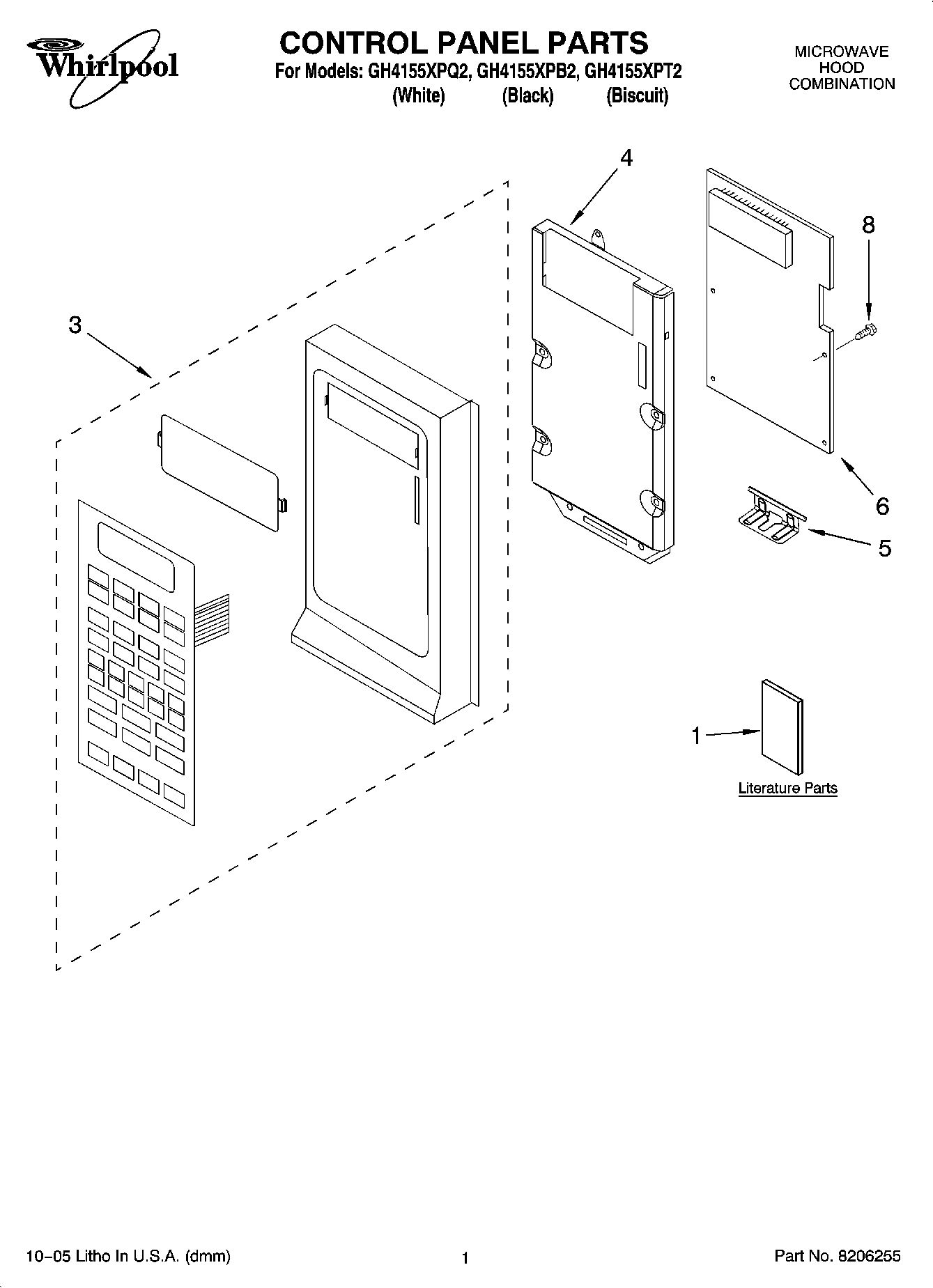 01 - CONTROL PANEL PARTS