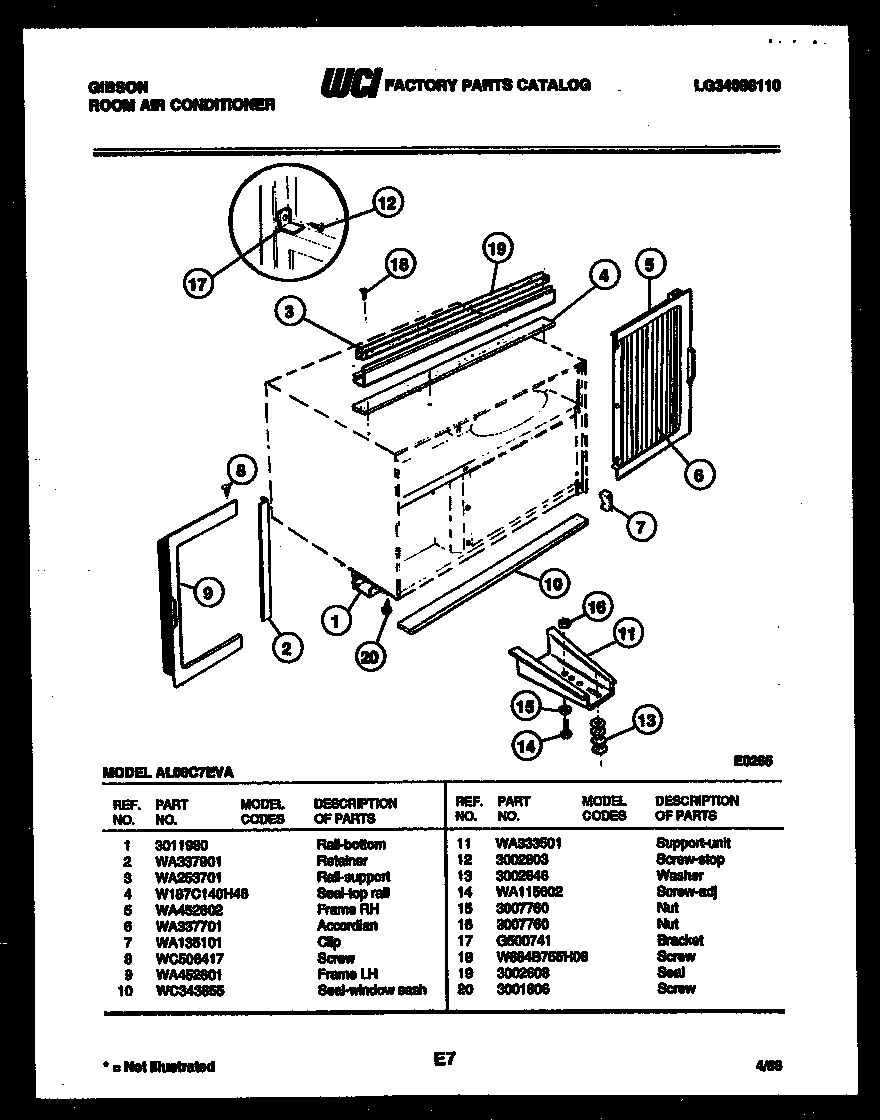 06 - CABINET AND INSTALLATION PARTS