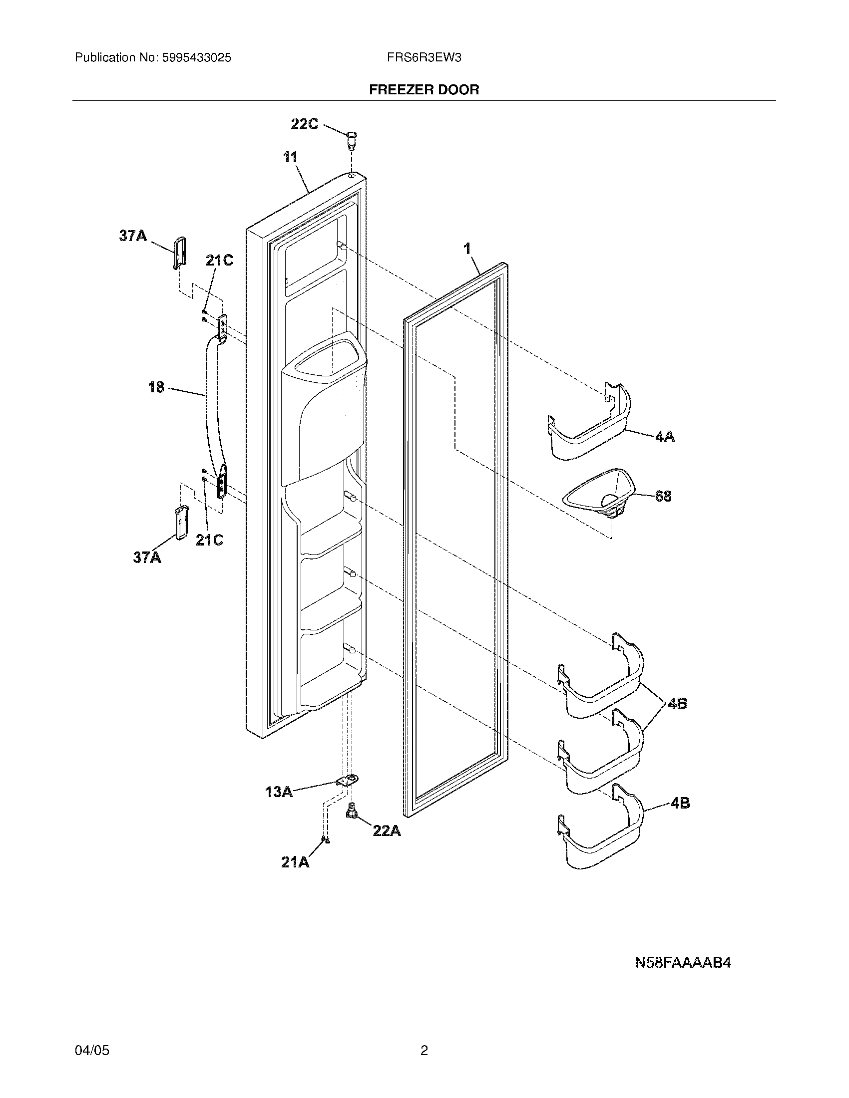 03 - FREEZER DOOR