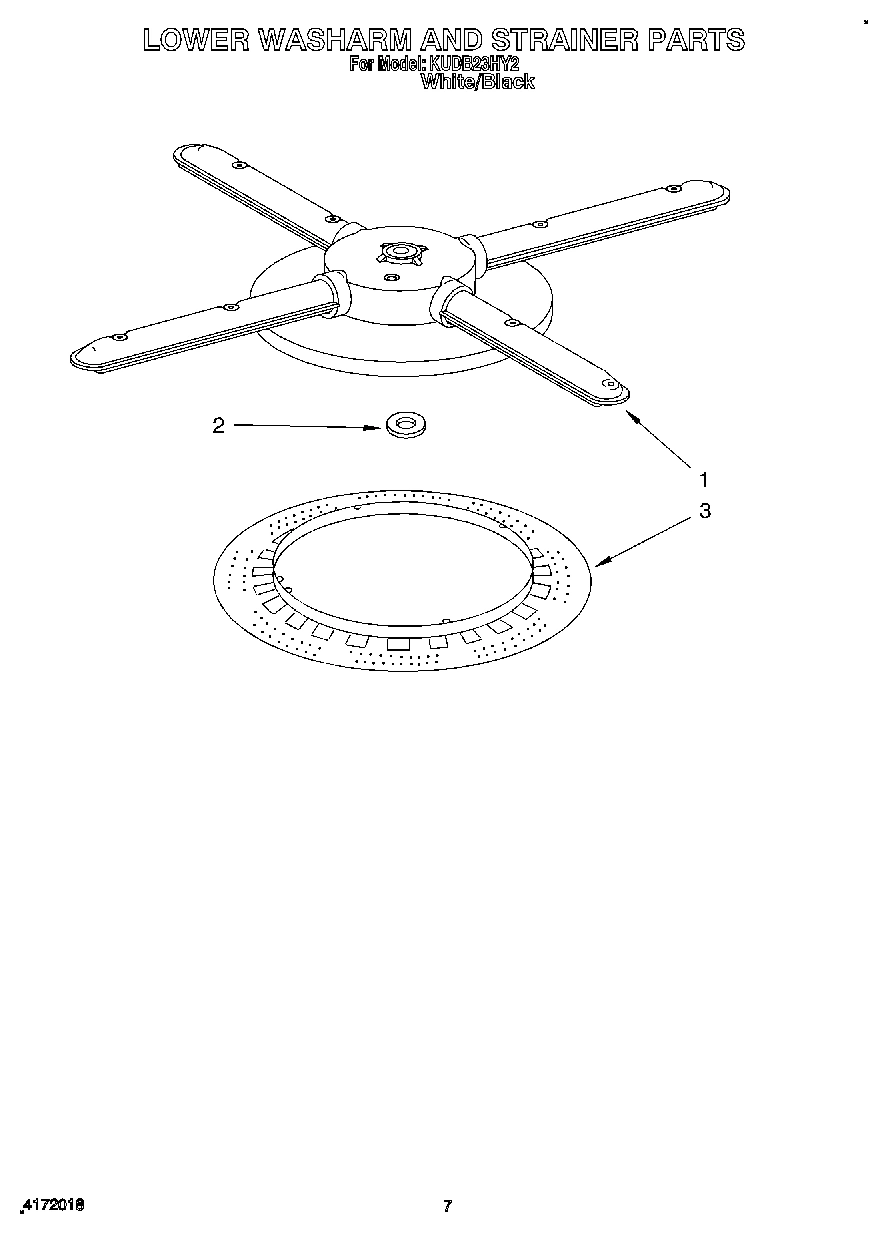 05 - LOWER WASHARM AND STRAINER