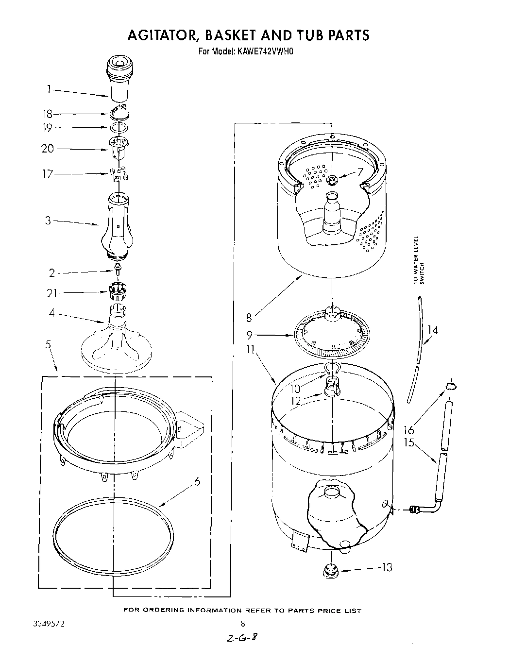 05 - AGITATOR, BASKET AND TUB