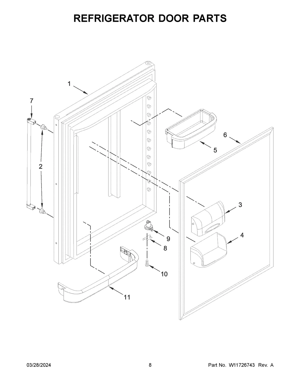 05 - REFRIGERATOR DOOR PARTS