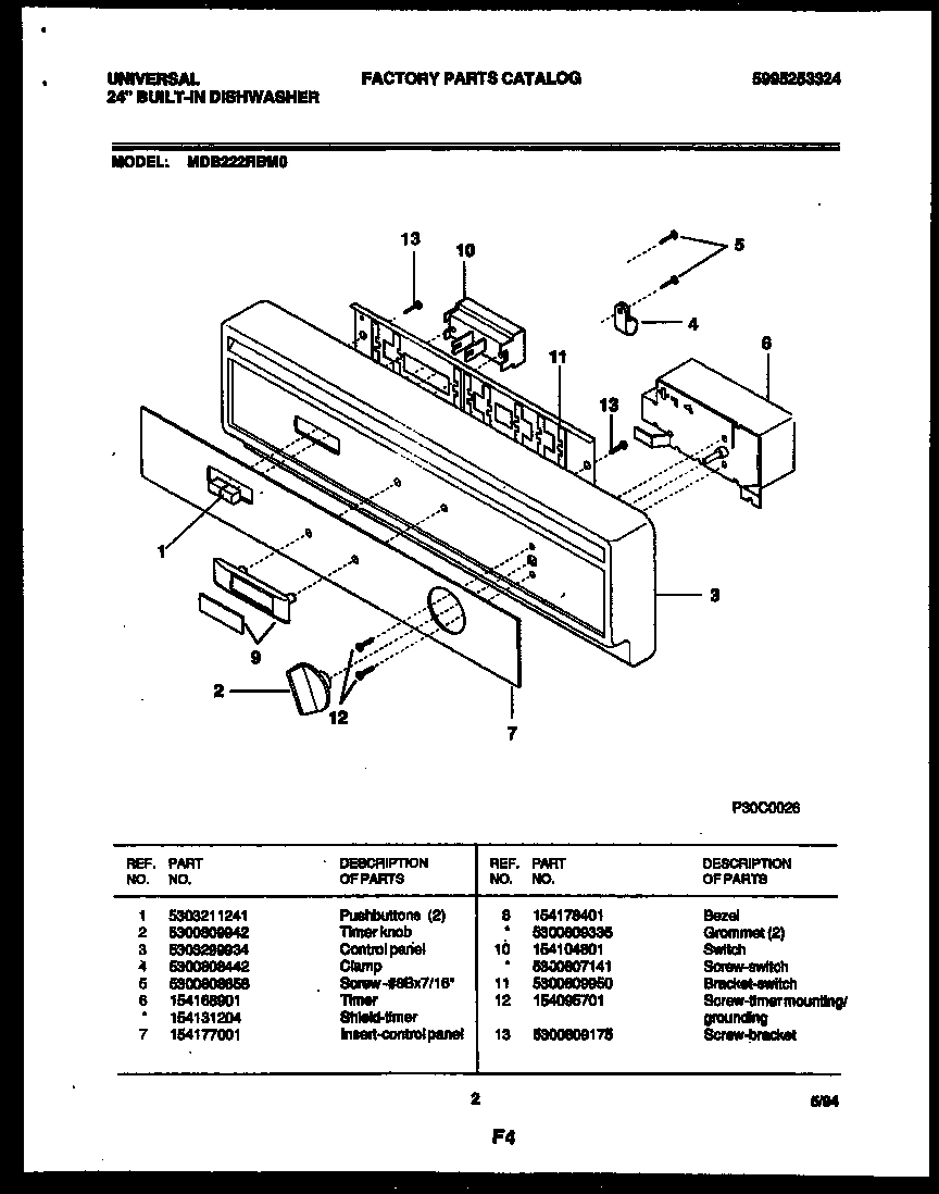 02 - CONSOLE AND CONTROL PARTS