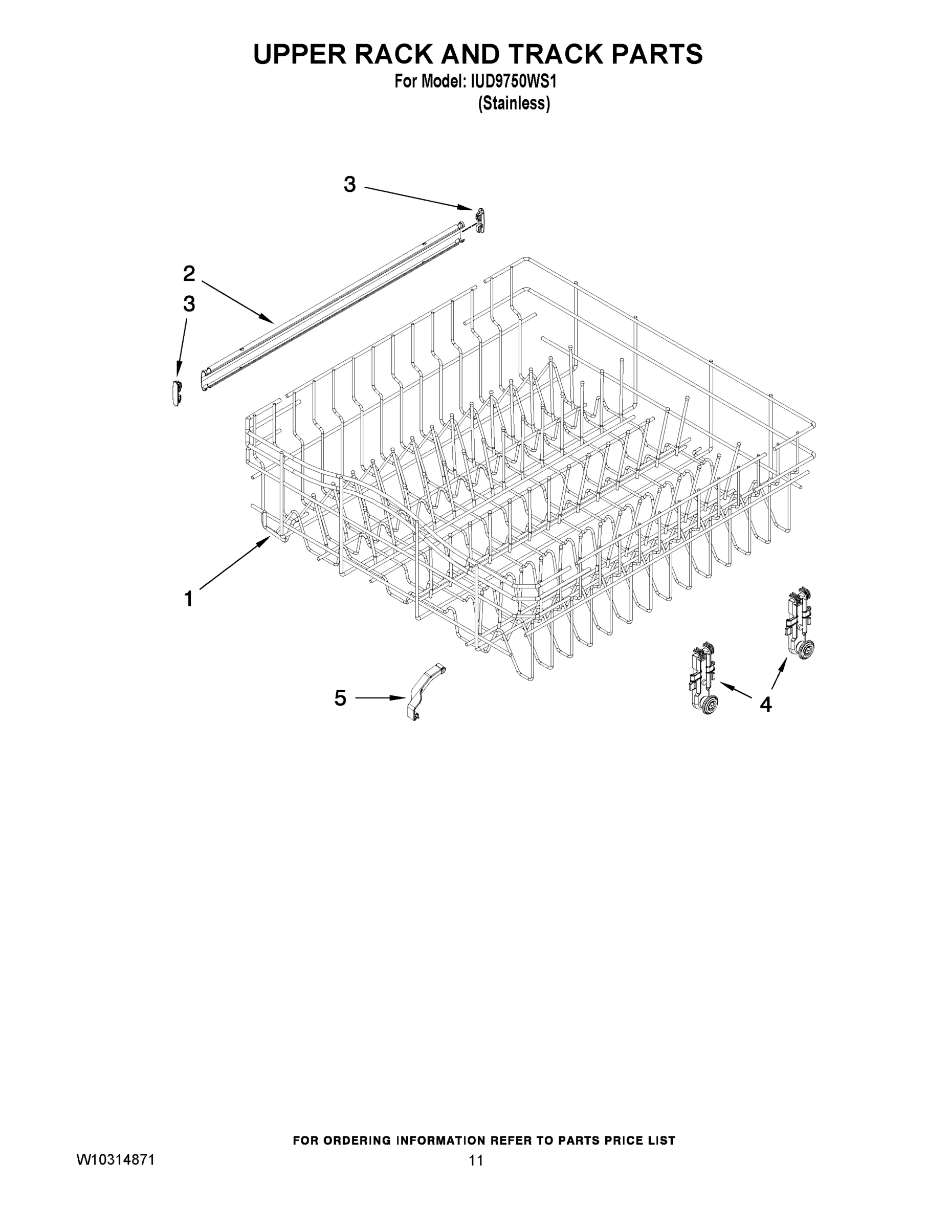 09 - UPPER RACK AND TRACK PARTS