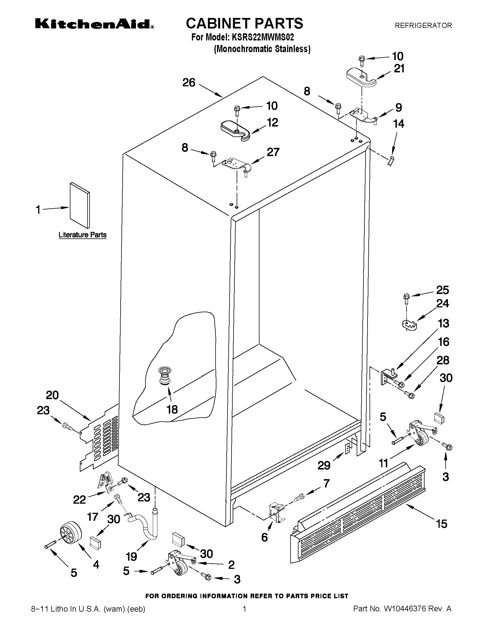 01 - CABINET PARTS