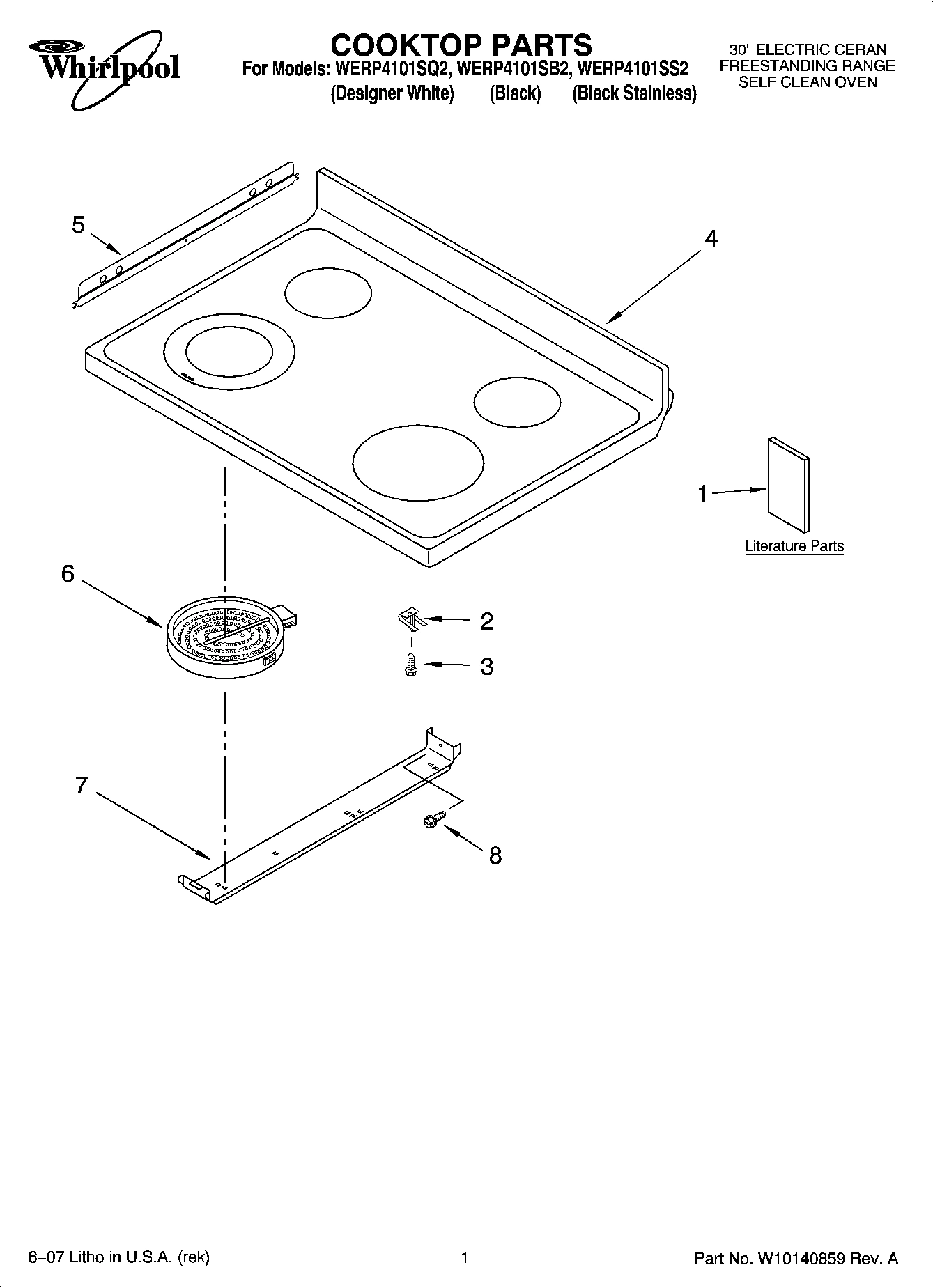 01 - COOKTOP PARTS