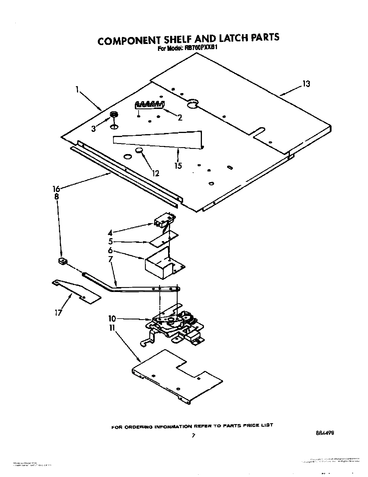 05 - COMPONENT SHELF AND LATCH