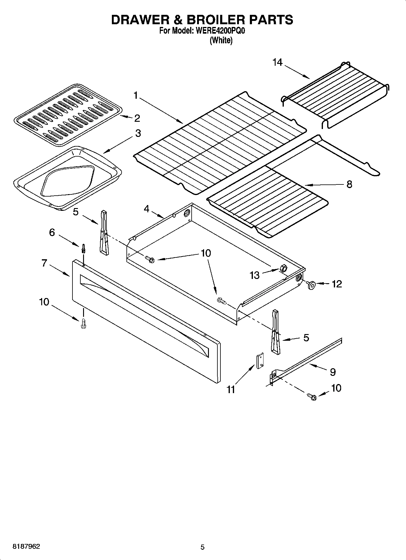 04 - DRAWER & BROILER PARTS