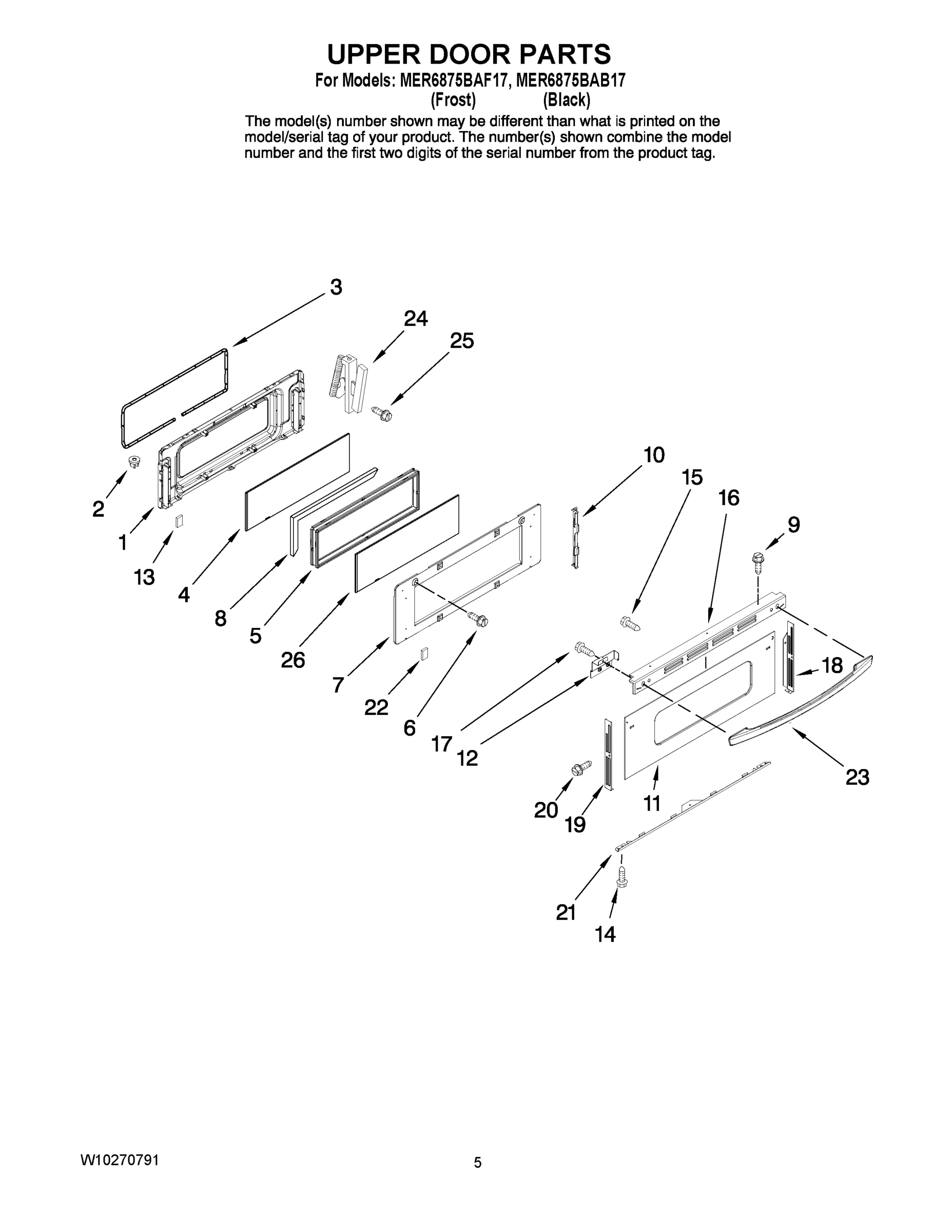 04 - UPPER DOOR PARTS