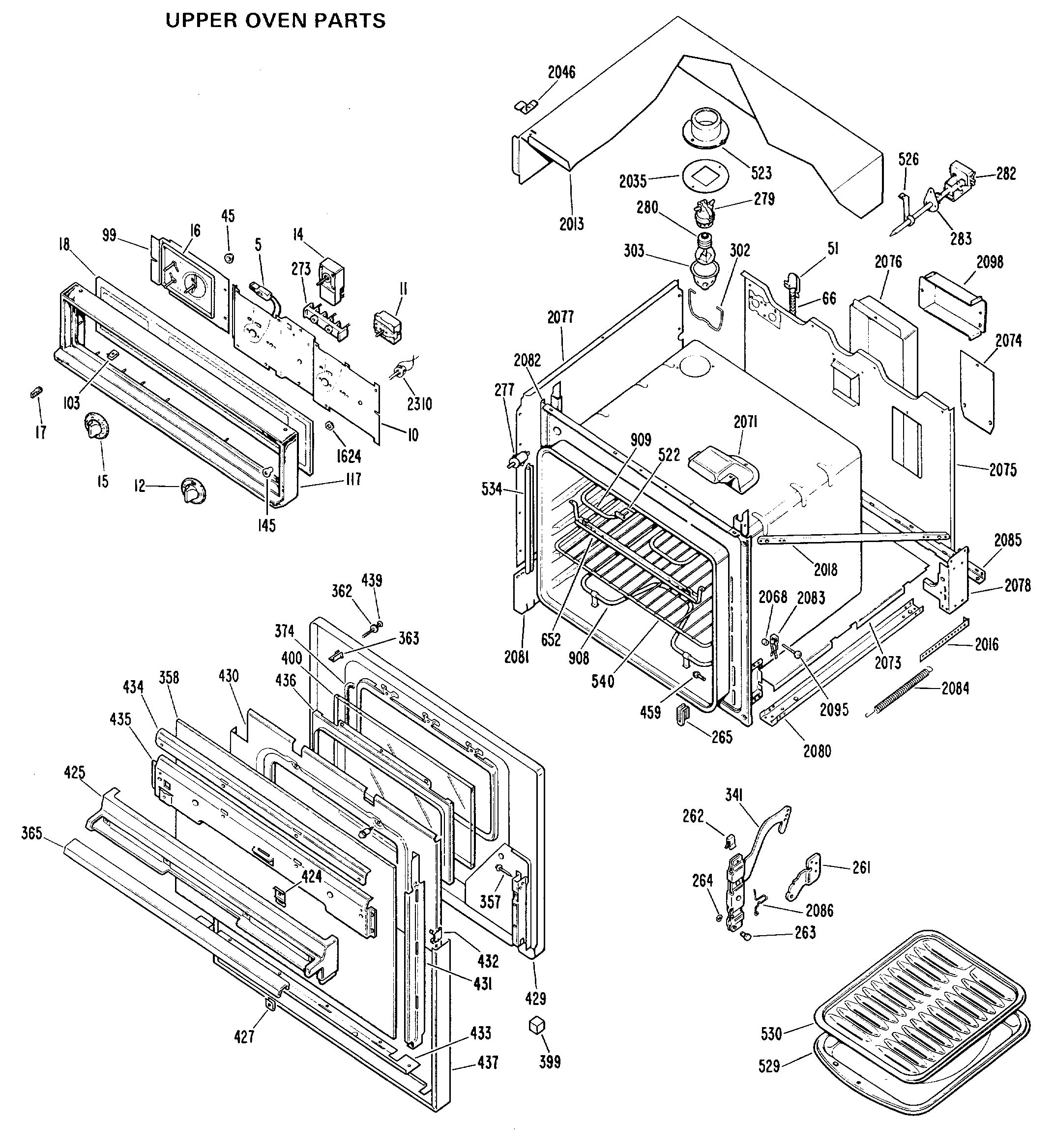 UPPER OVEN PARTS