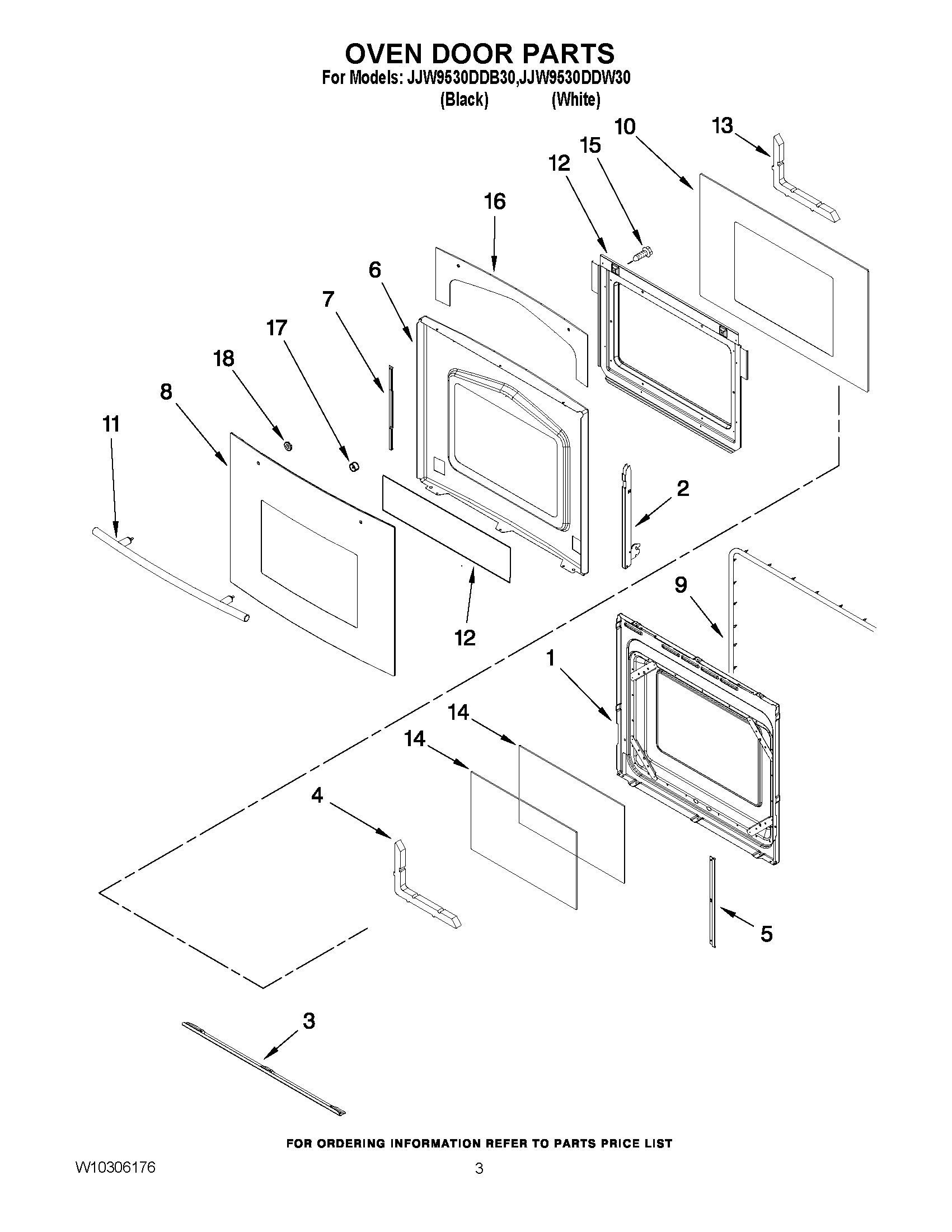 02 - OVEN DOOR PARTS