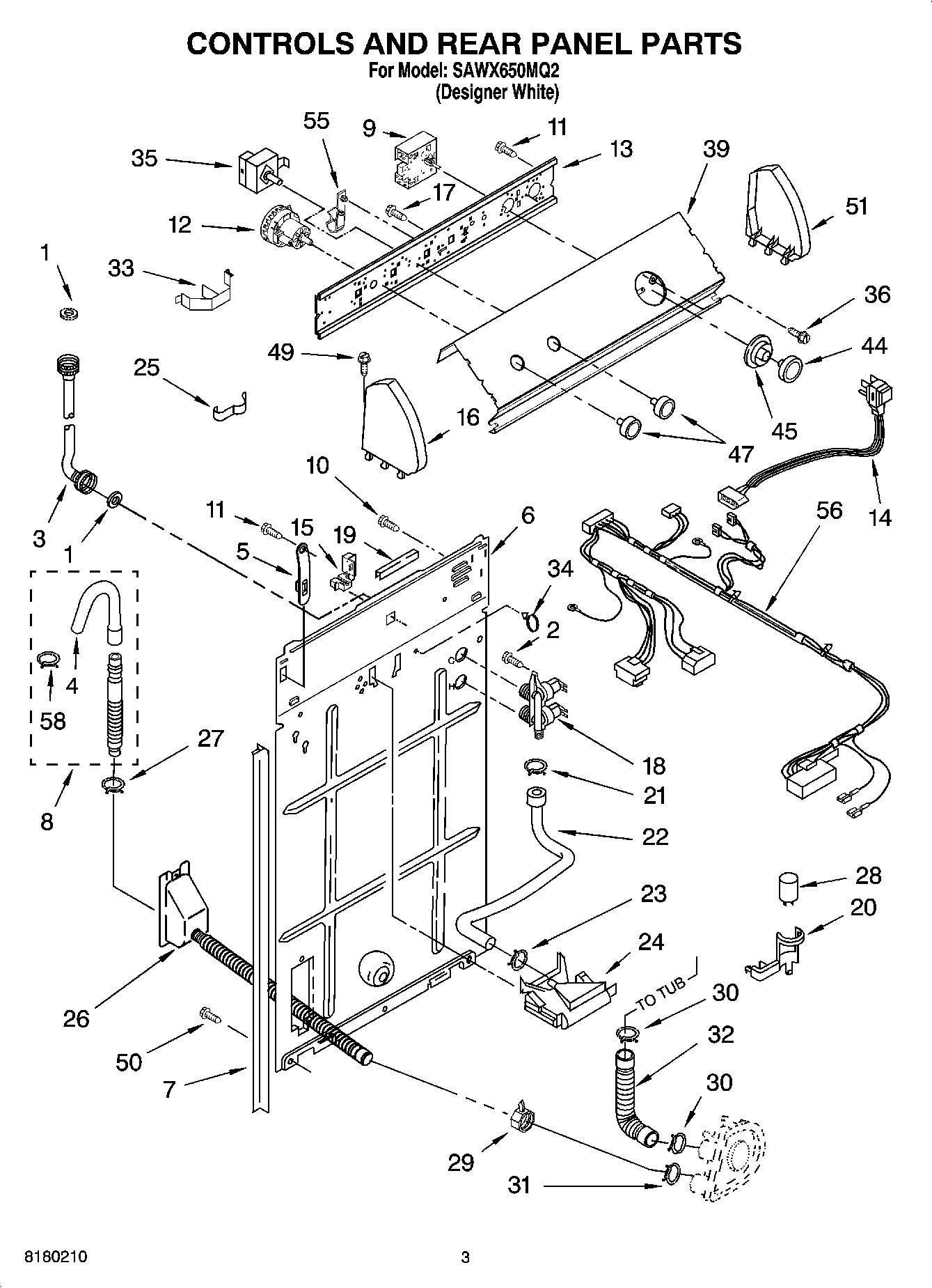 02 - CONTROL AND REAR PANEL PARTS