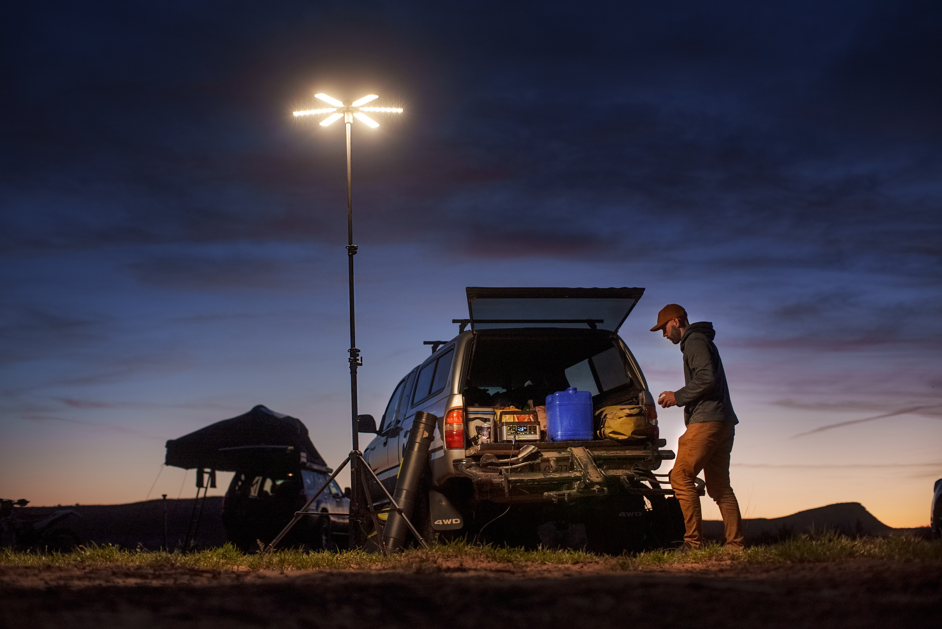 GOALZERO SKYLIGHT in use
