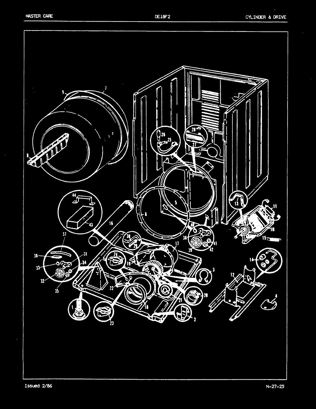 02 - CYLINDER & DRIVE (REV. J)