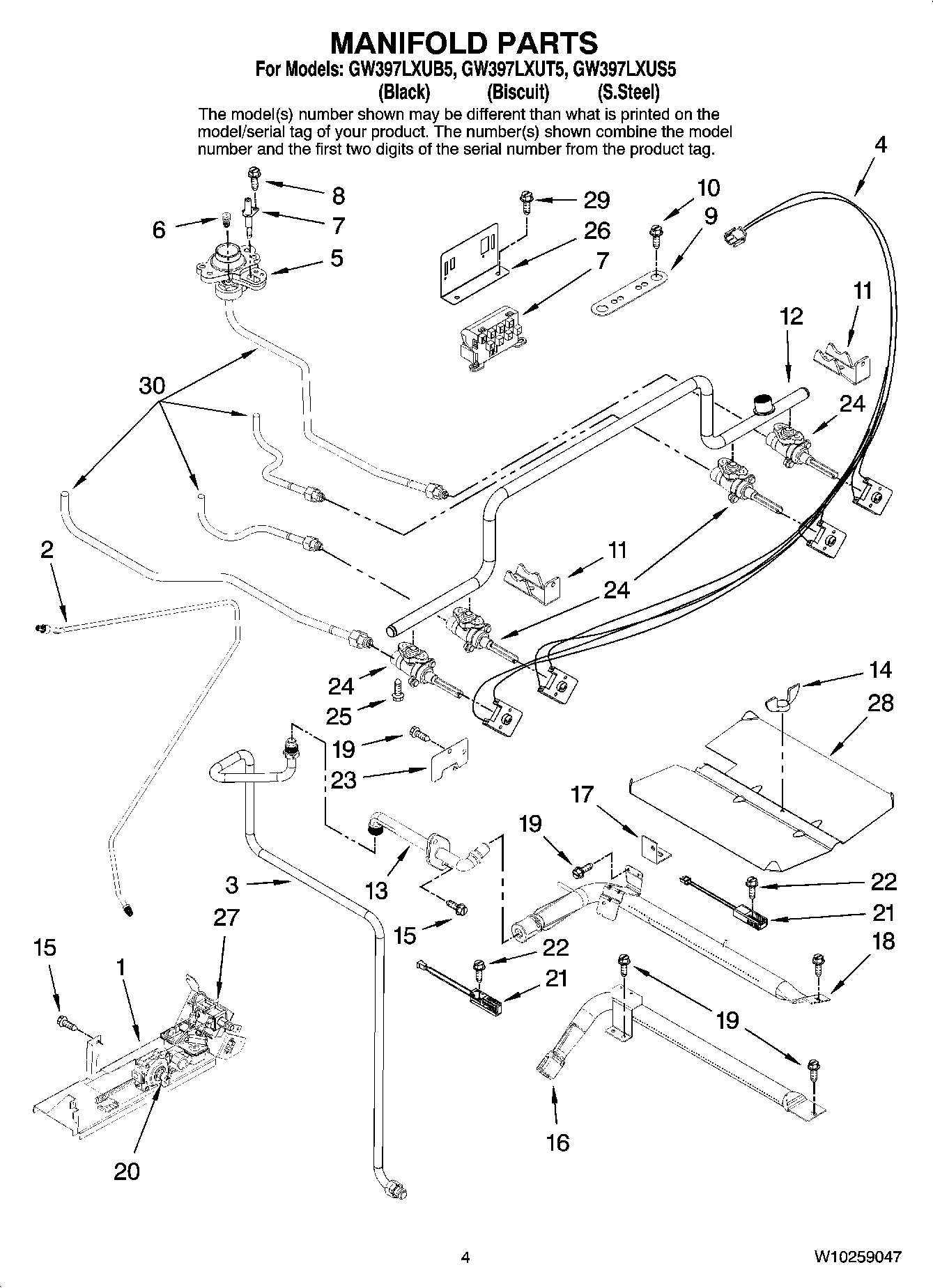 03 - MANIFOLD PARTS