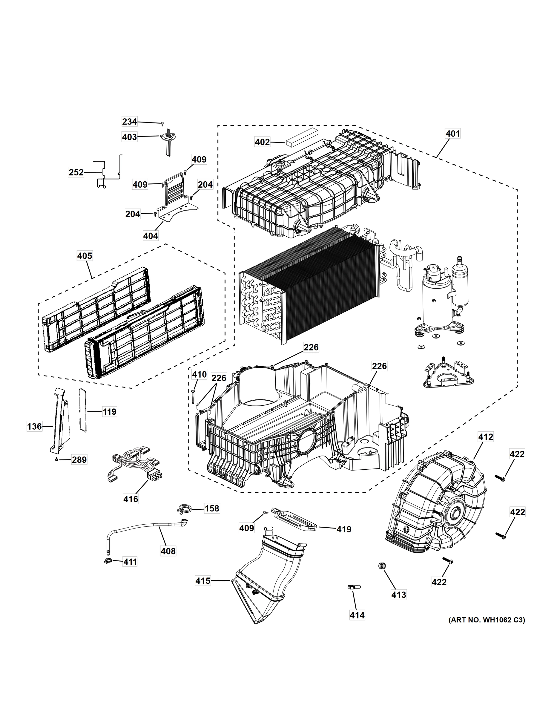 HEAT PUMP & FILTER ASSEMBLY