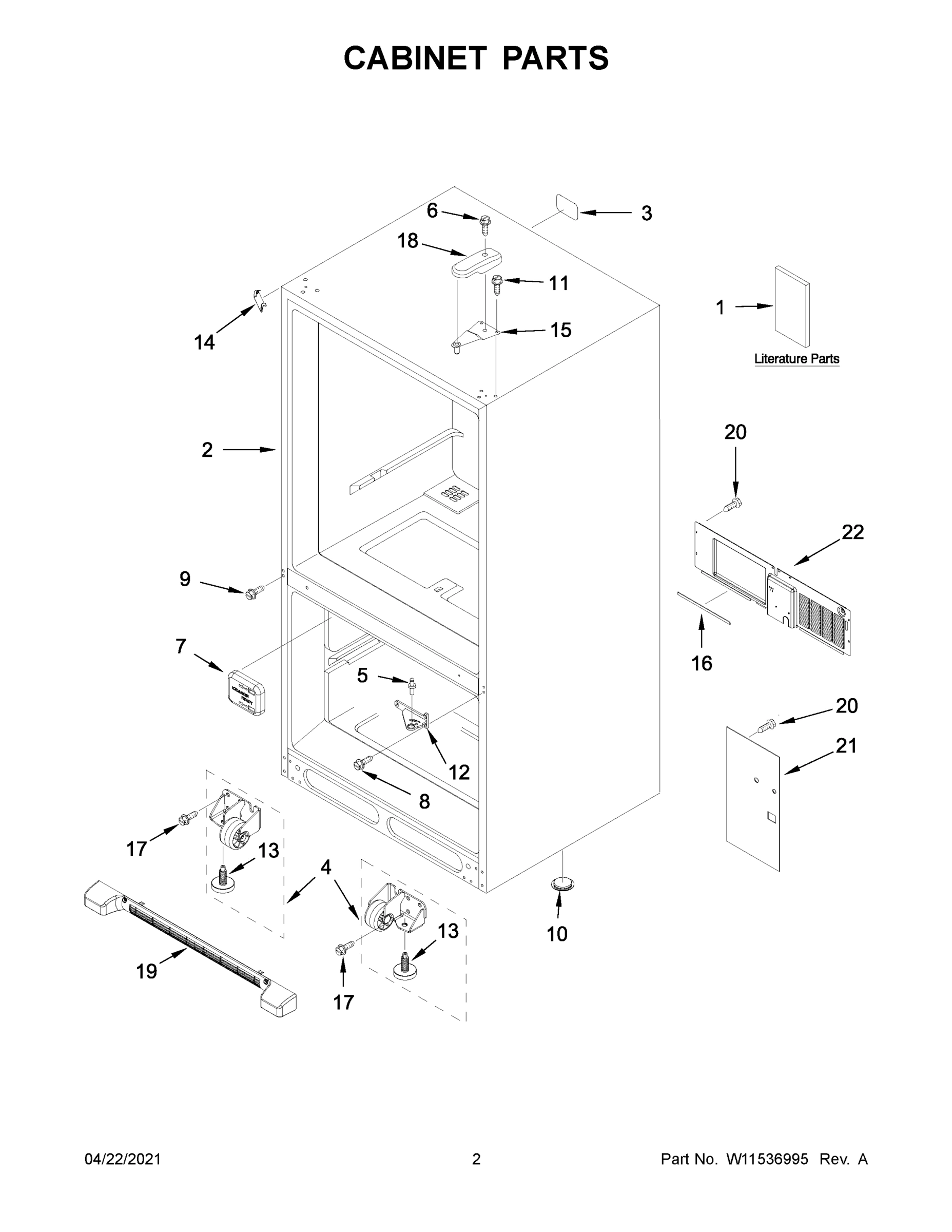 02 - CABINET PARTS