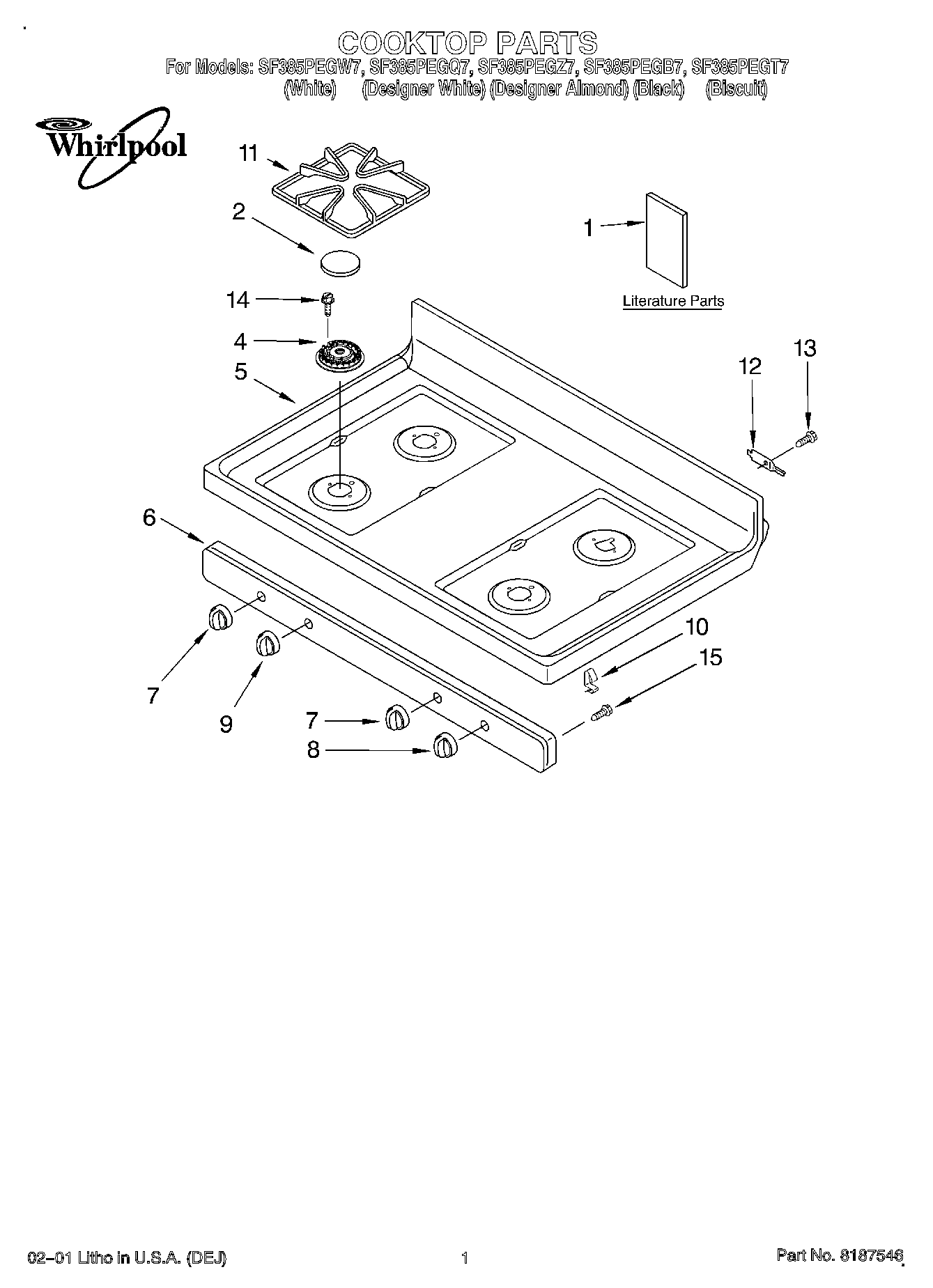 01 - COOKTOP, LITERATURE
