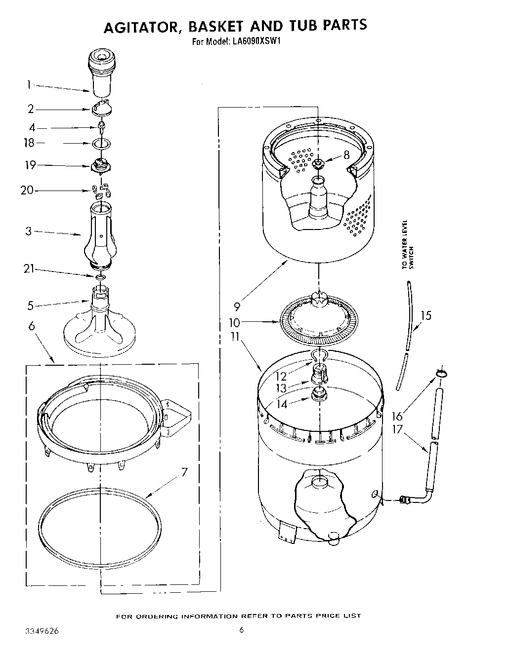 05 - AGITATOR, BASKET AND TUB