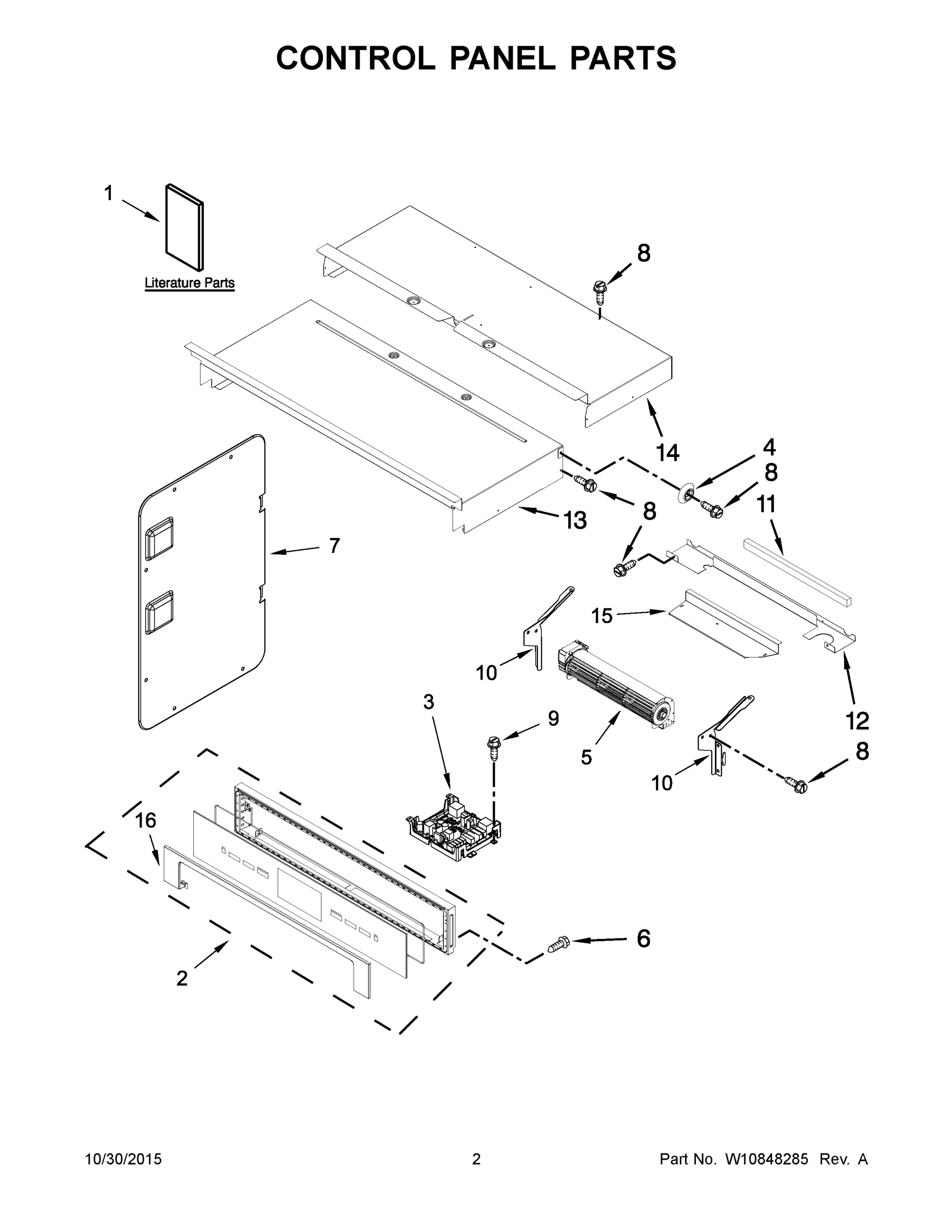 02 - CONTROL PANEL PARTS