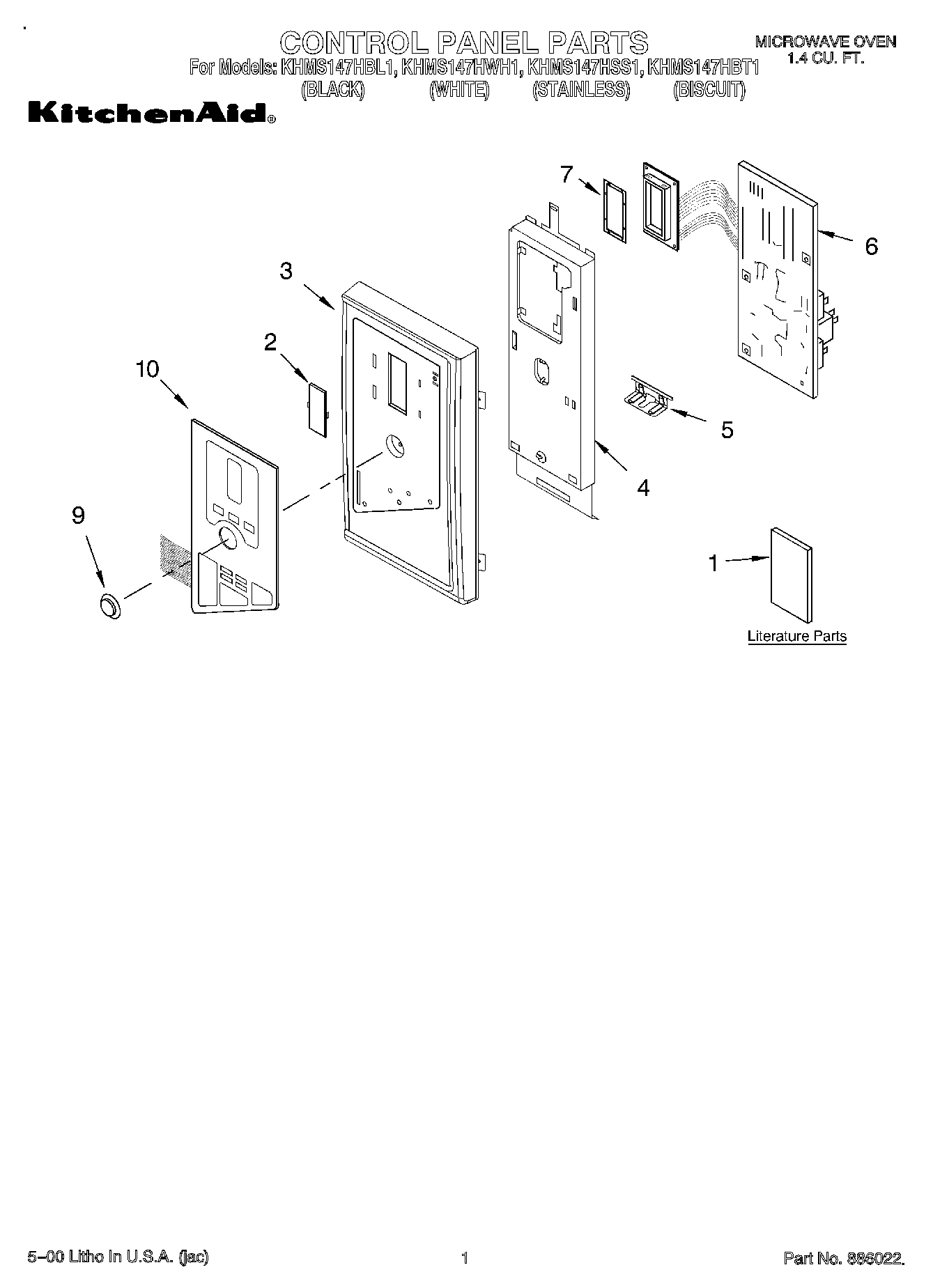 01 - CONTROL PANEL, LITERATURE